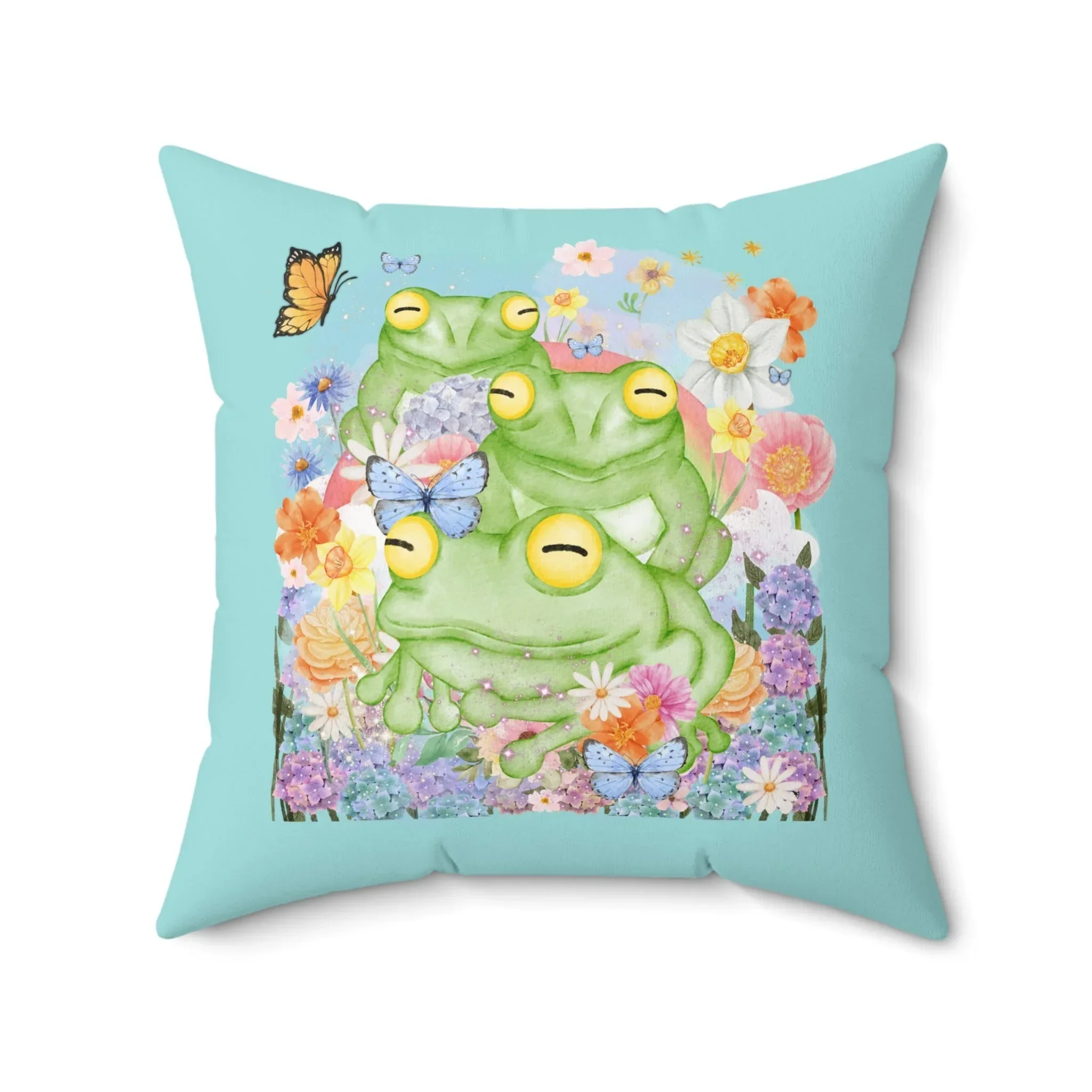 Nostalgic Frog Pillow