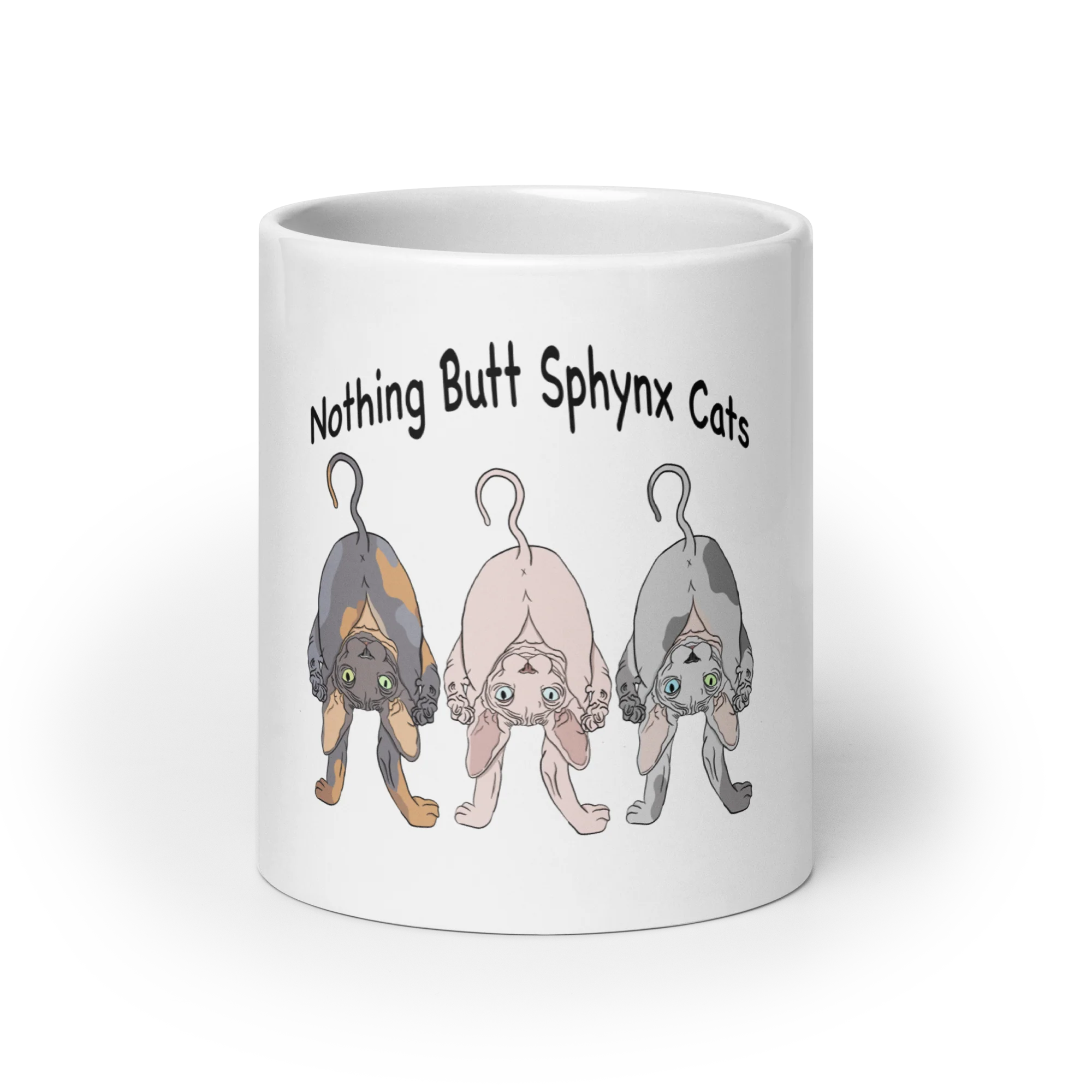 "NOTHING BUTT SPHYNX CATS" COFFEE MUG - Image 9