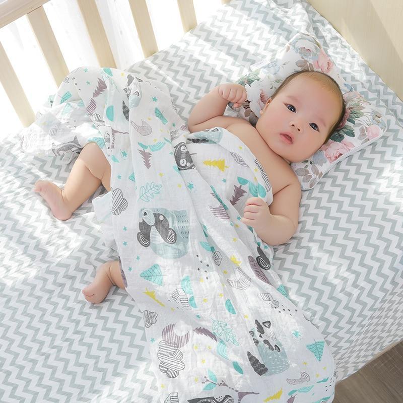 Nursing Pillow For Baby Pillow Prevent Flat Head Shaping ,Baby Room Decoration In Modern  Design WIth Animal Print - Image 3