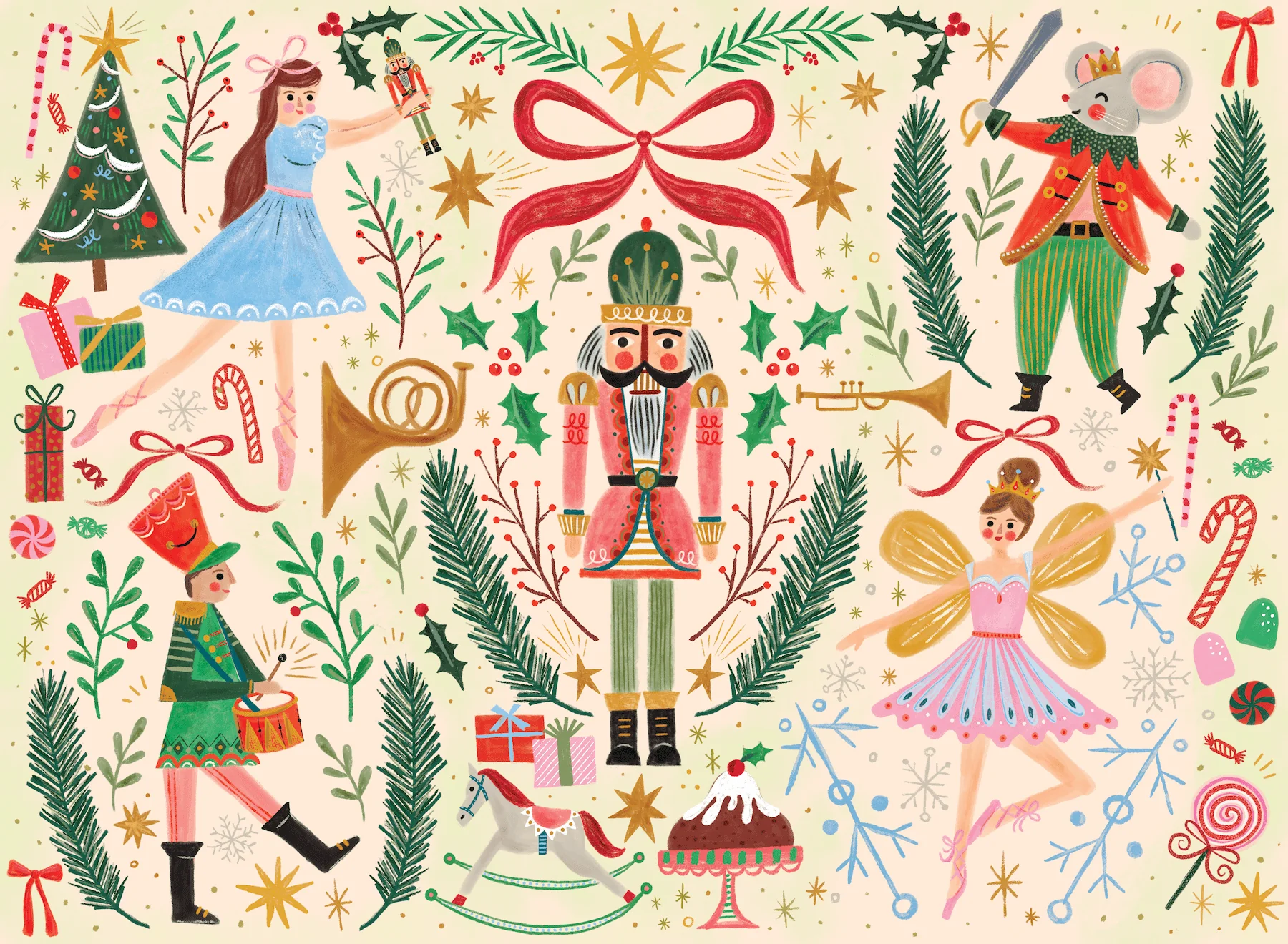 Nutcracker Magic 500 Piece Jigsaw Puzzle by Puzzlefolk - Image 3