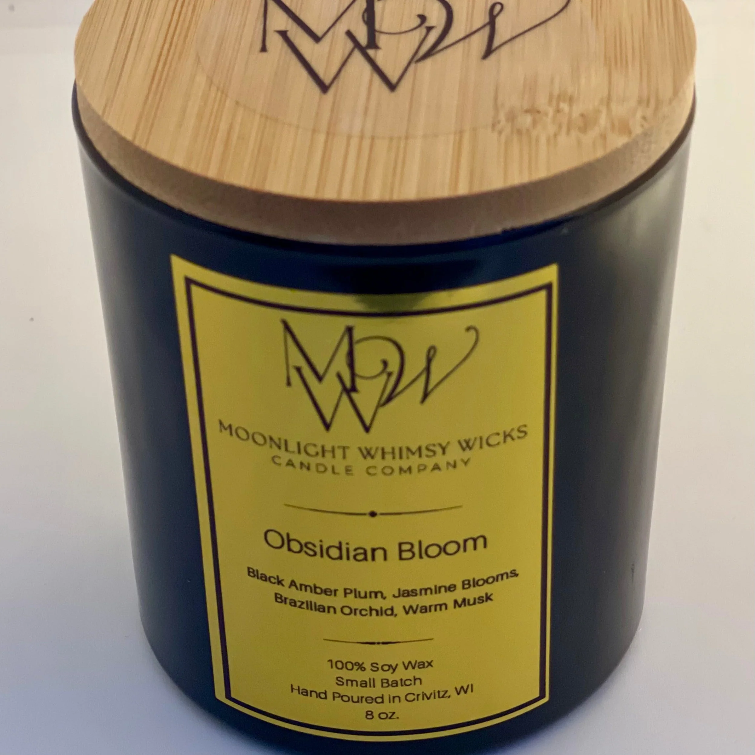 Obsidian Bloom | Luxury Soy Wax Candle - Image 6
