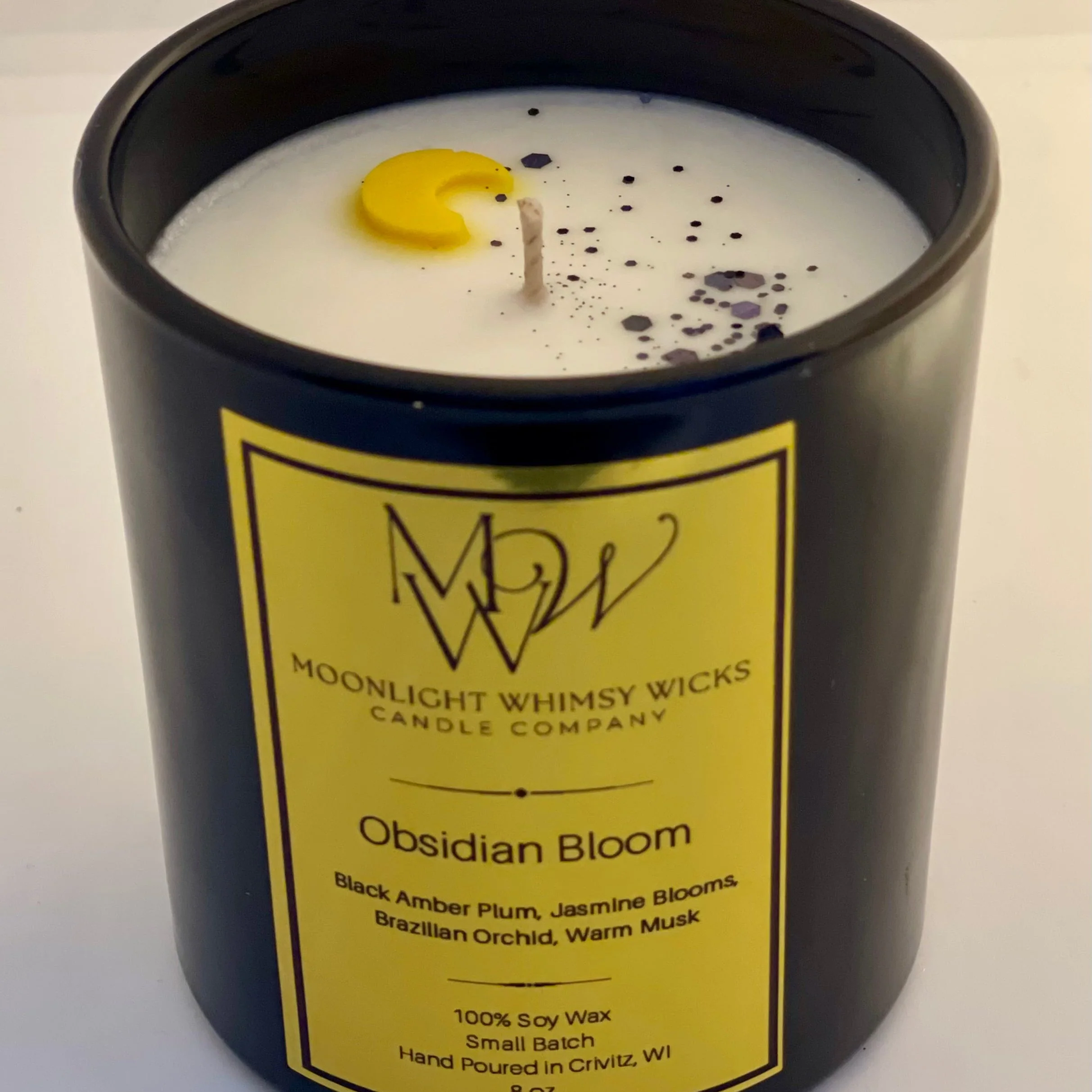 Obsidian Bloom | Luxury Soy Wax Candle - Image 7