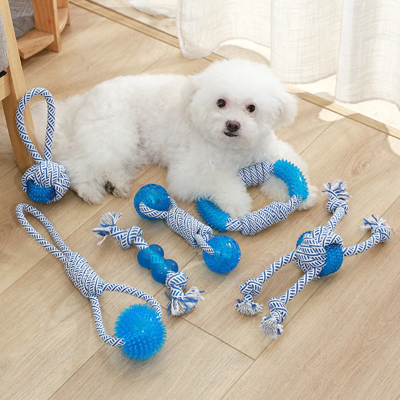 Ocean Series Rope Dog Molar Toy - Image 4