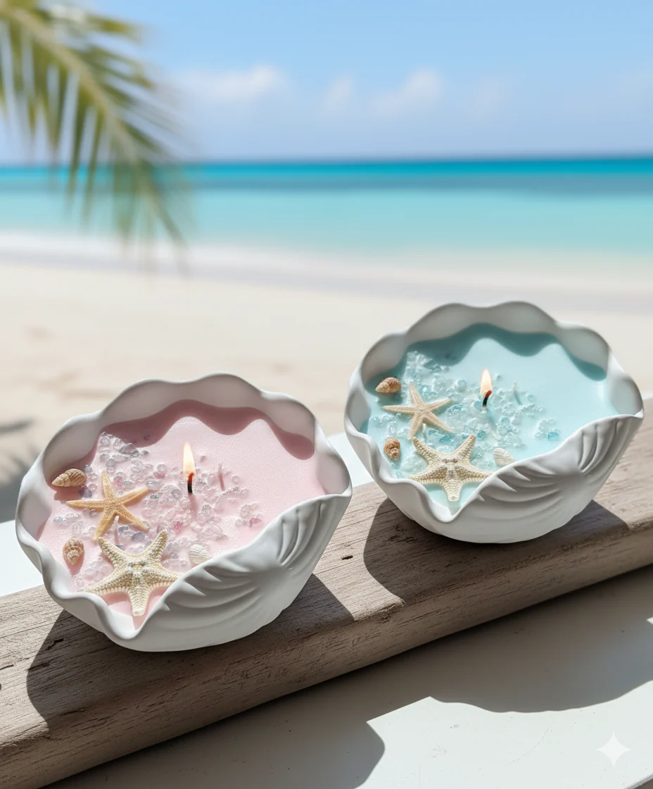 Ocean's Whisper Candle | Coastal Soy Wax - Image 3