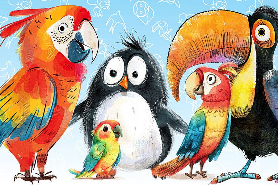 Odd Bird Out Mini Puzzle | MicroPuzzles - Image 2
