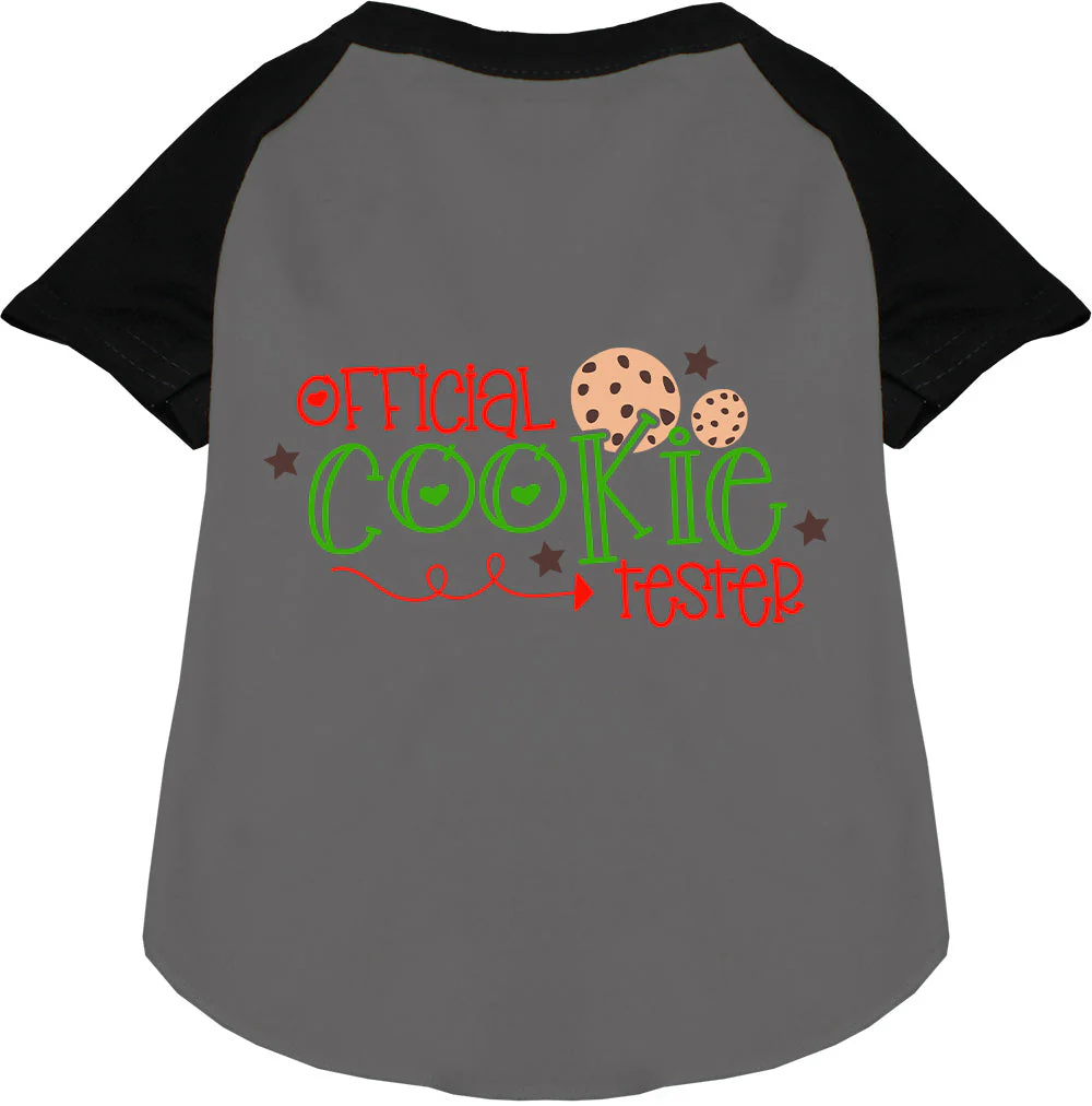Official Cookie Tester Pet Raglan Shirt - Image 3