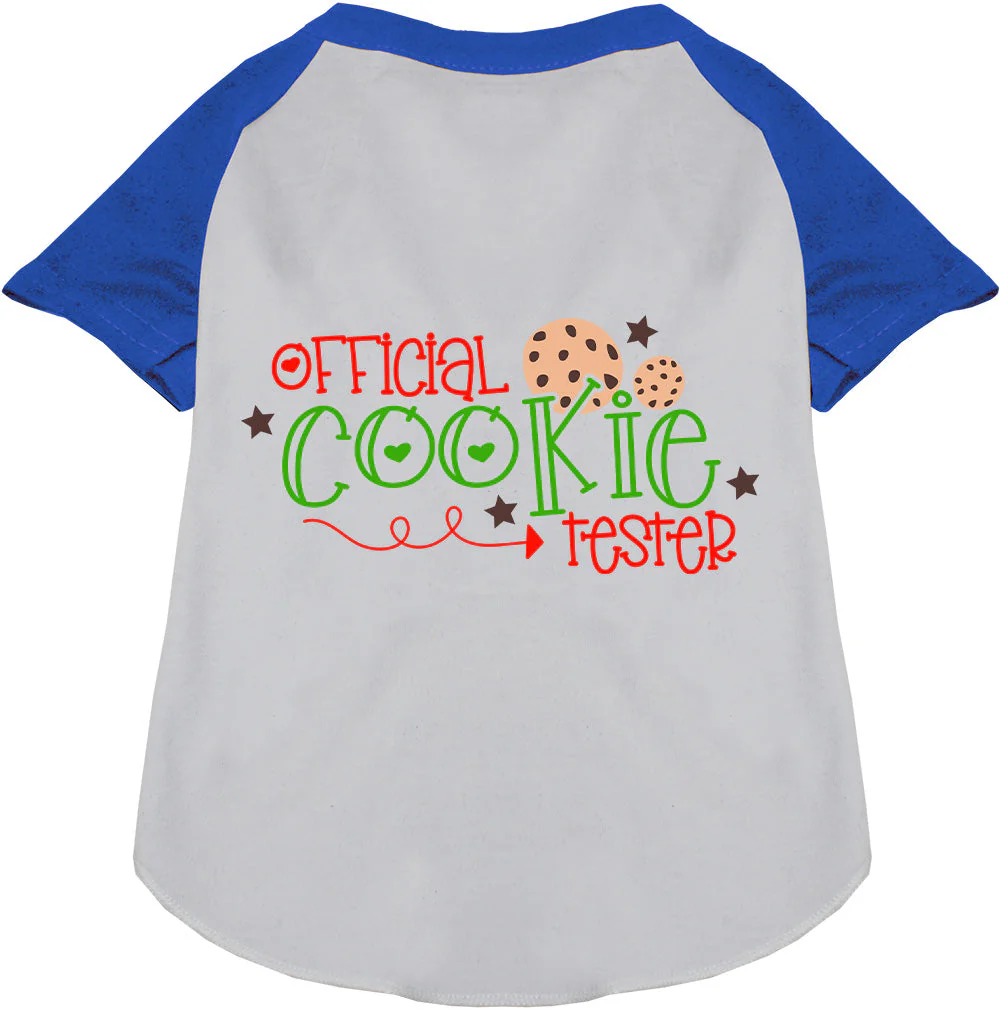 Official Cookie Tester Pet Raglan Shirt - Image 4