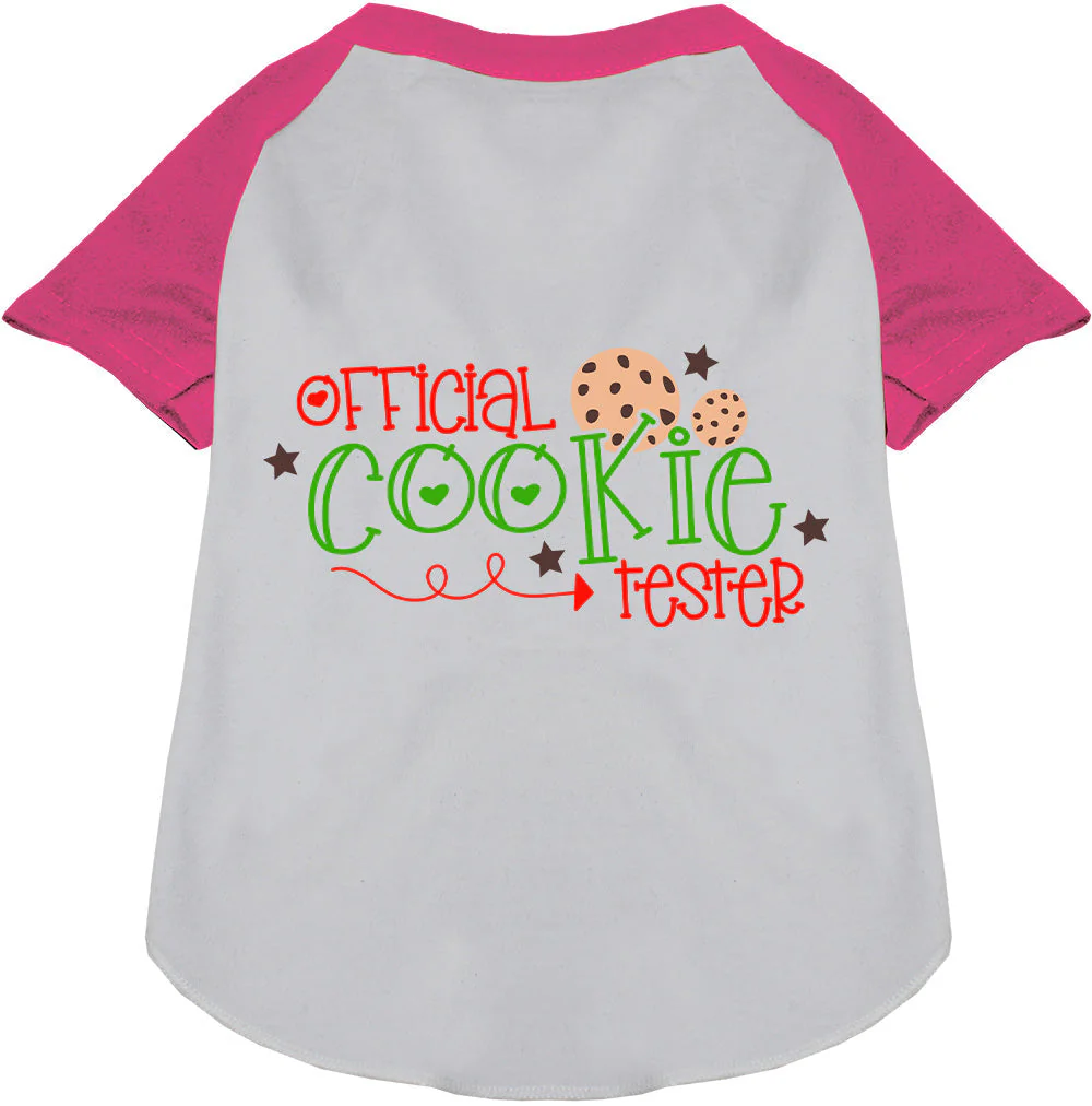 Official Cookie Tester Pet Raglan Shirt - Image 5