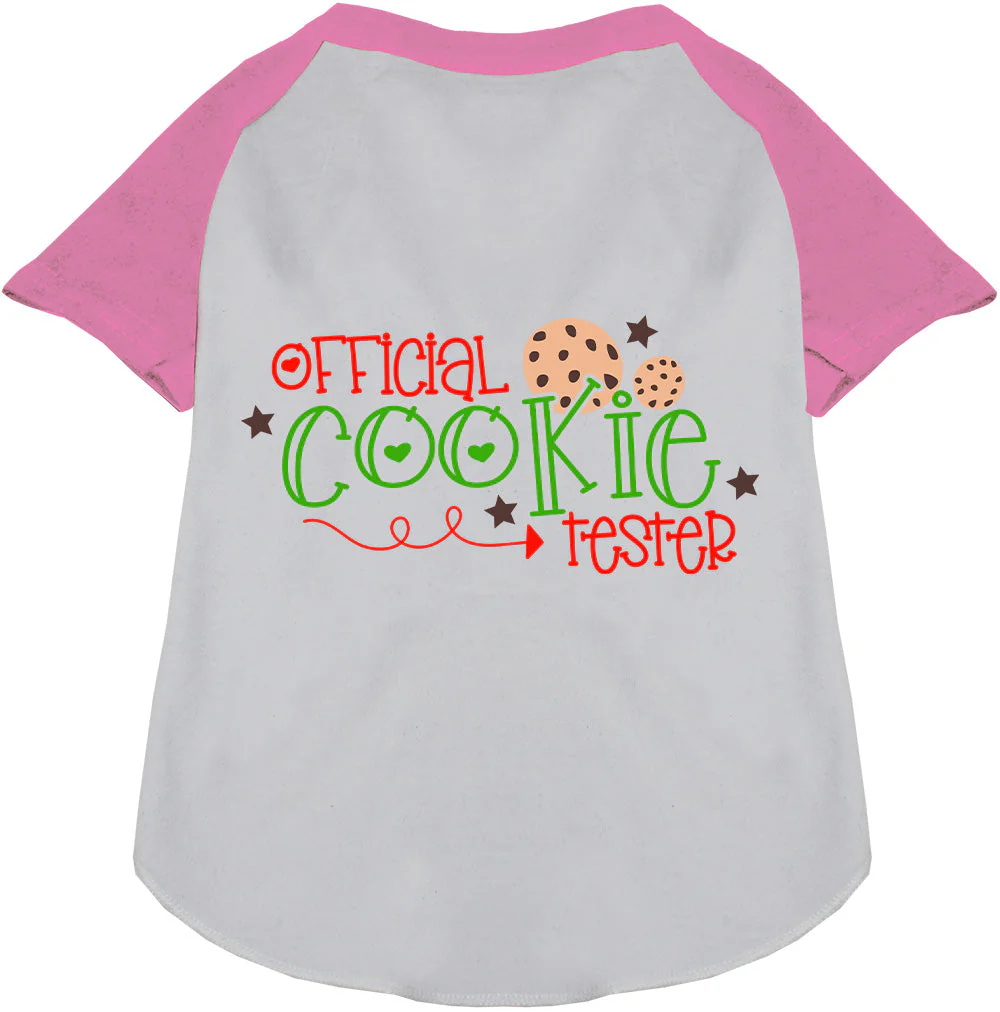 Official Cookie Tester Pet Raglan Shirt - Image 6