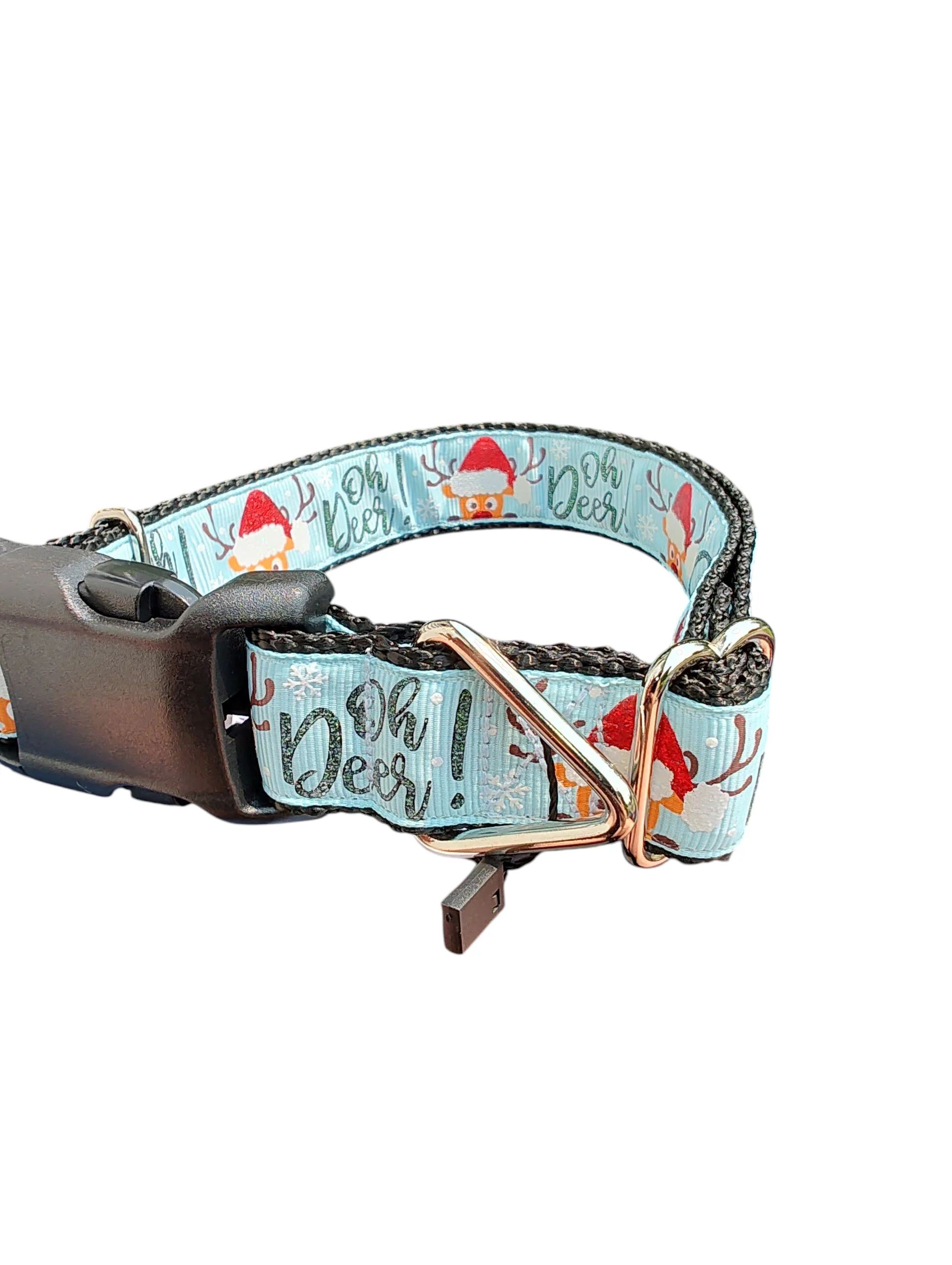 Oh Deer! Nylon Dog Collar - Image 2