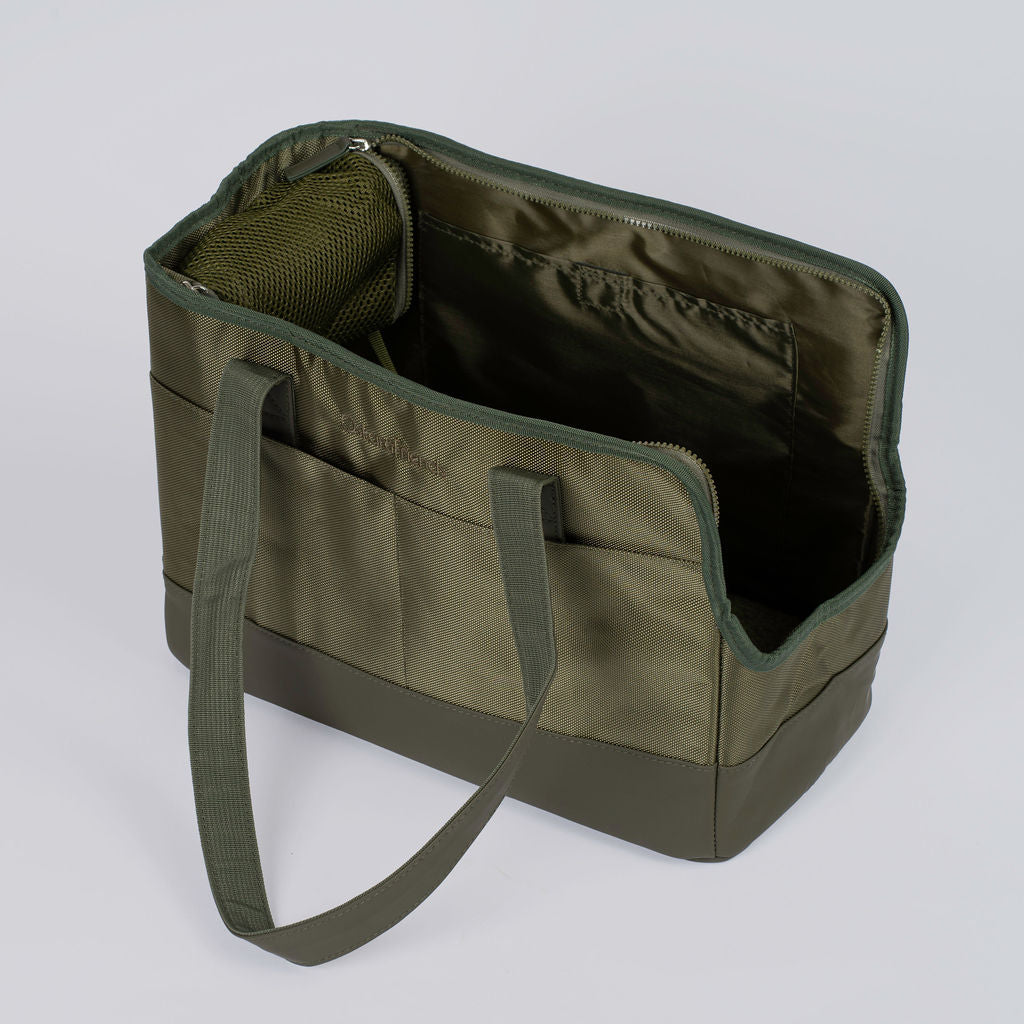 Olive Green Pet Tote Bag - Image 2