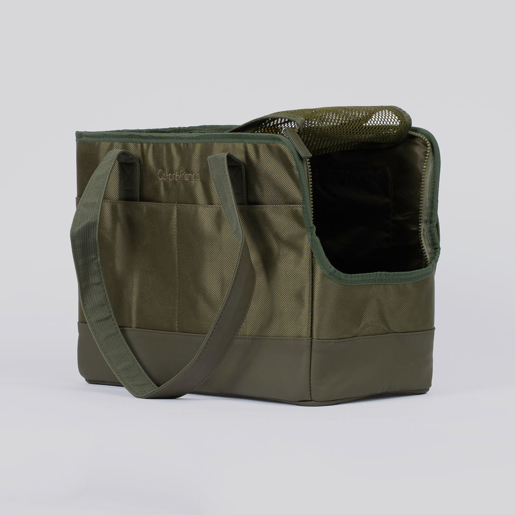 Olive Green Pet Tote Bag - Image 3