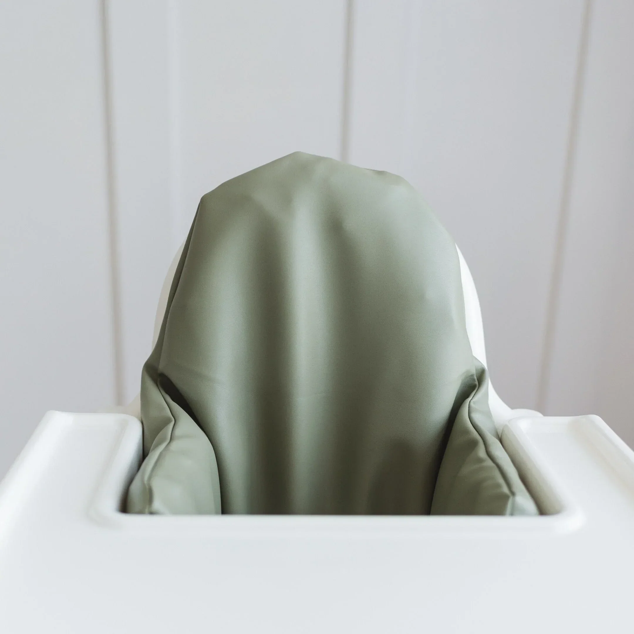 Olive Vegan Leather IKEA Antilop Cushion Cover - Image 2