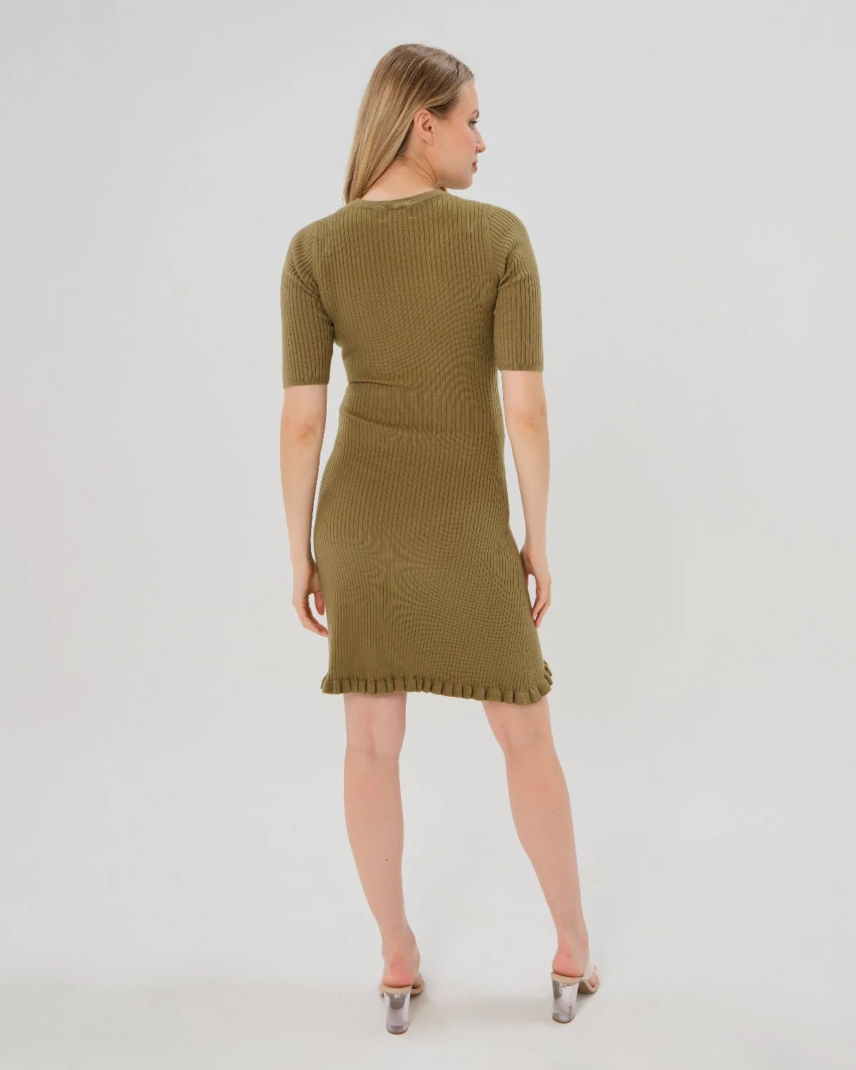 Olivia Maternity & Postpartum Sweater Dress - Image 3