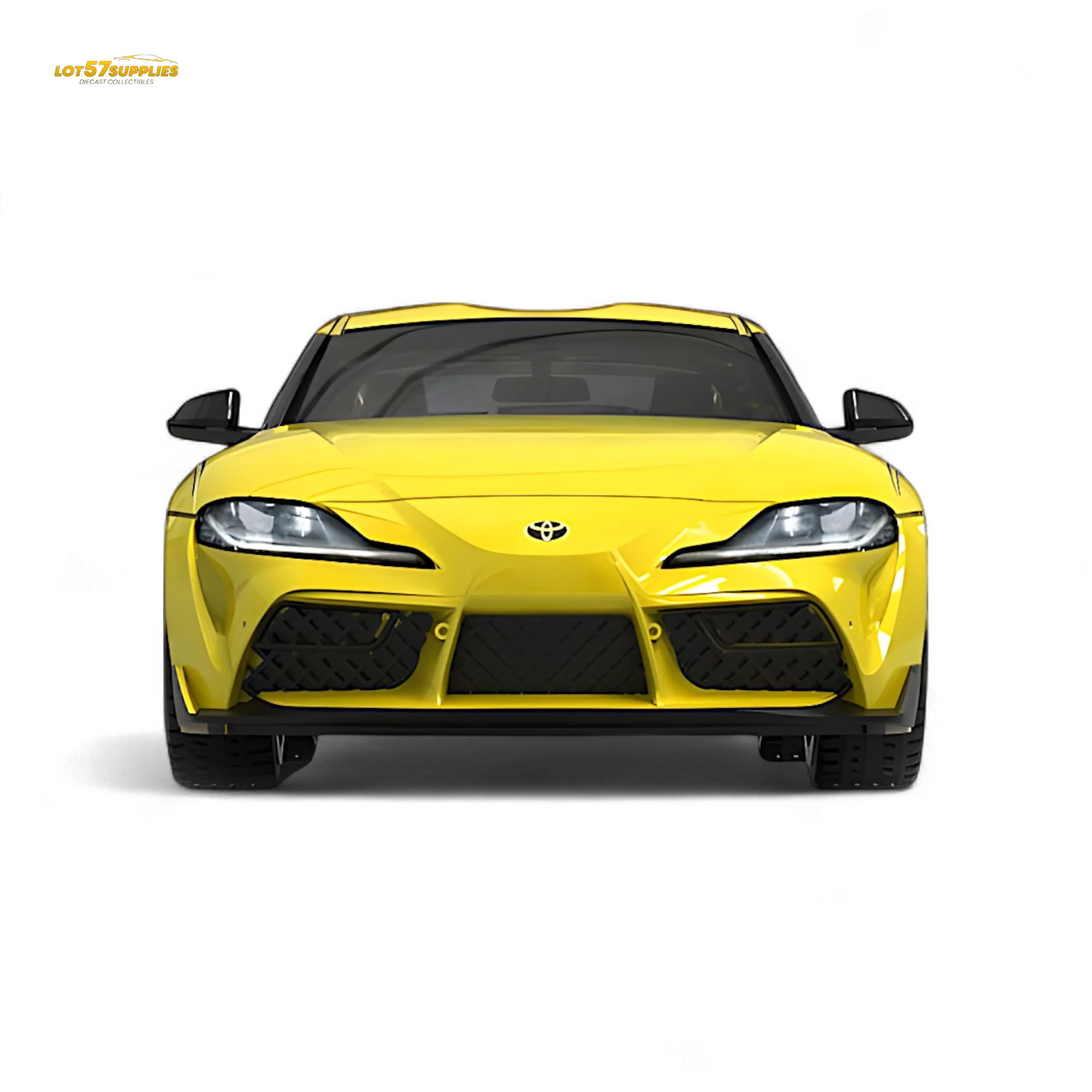OM Model Toyota Supra A90 Initial D Ghost in Yellow 1:64 - Image 3