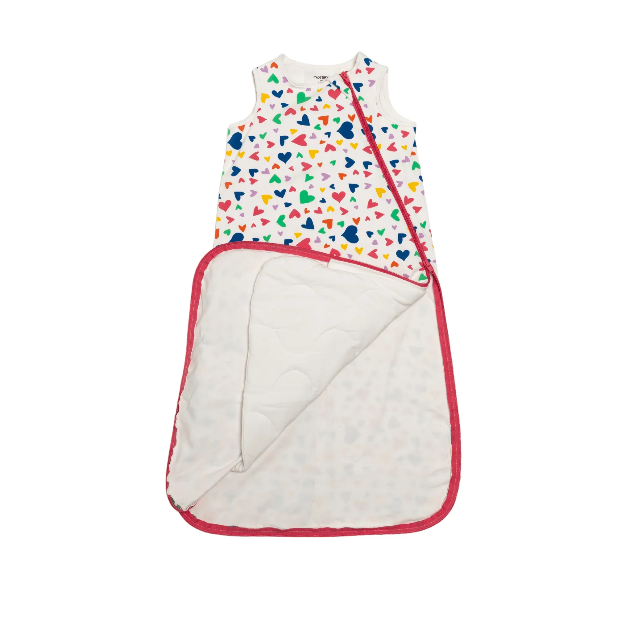 One & Done Sleep Sack - Colorful Hearts - Image 5