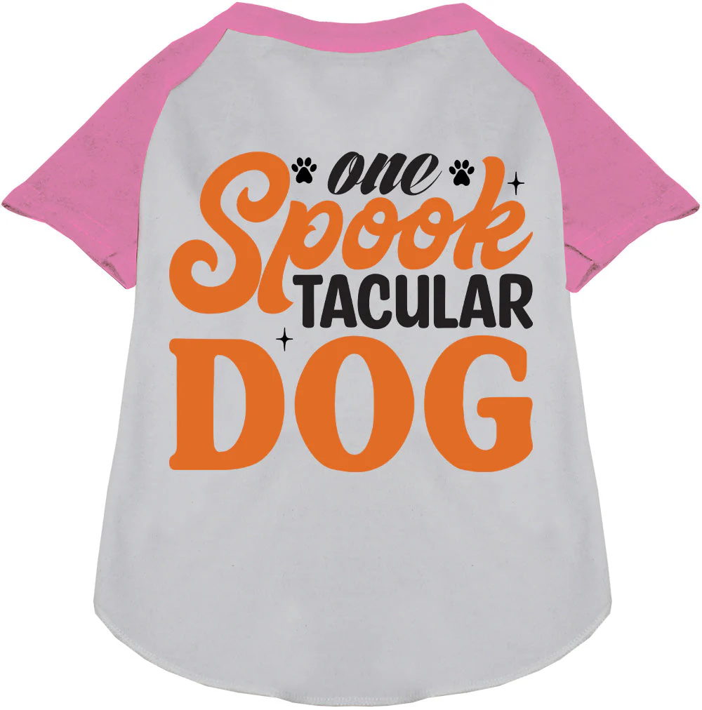 One Spooktacular Dog Pet Raglan Shirt - Image 5