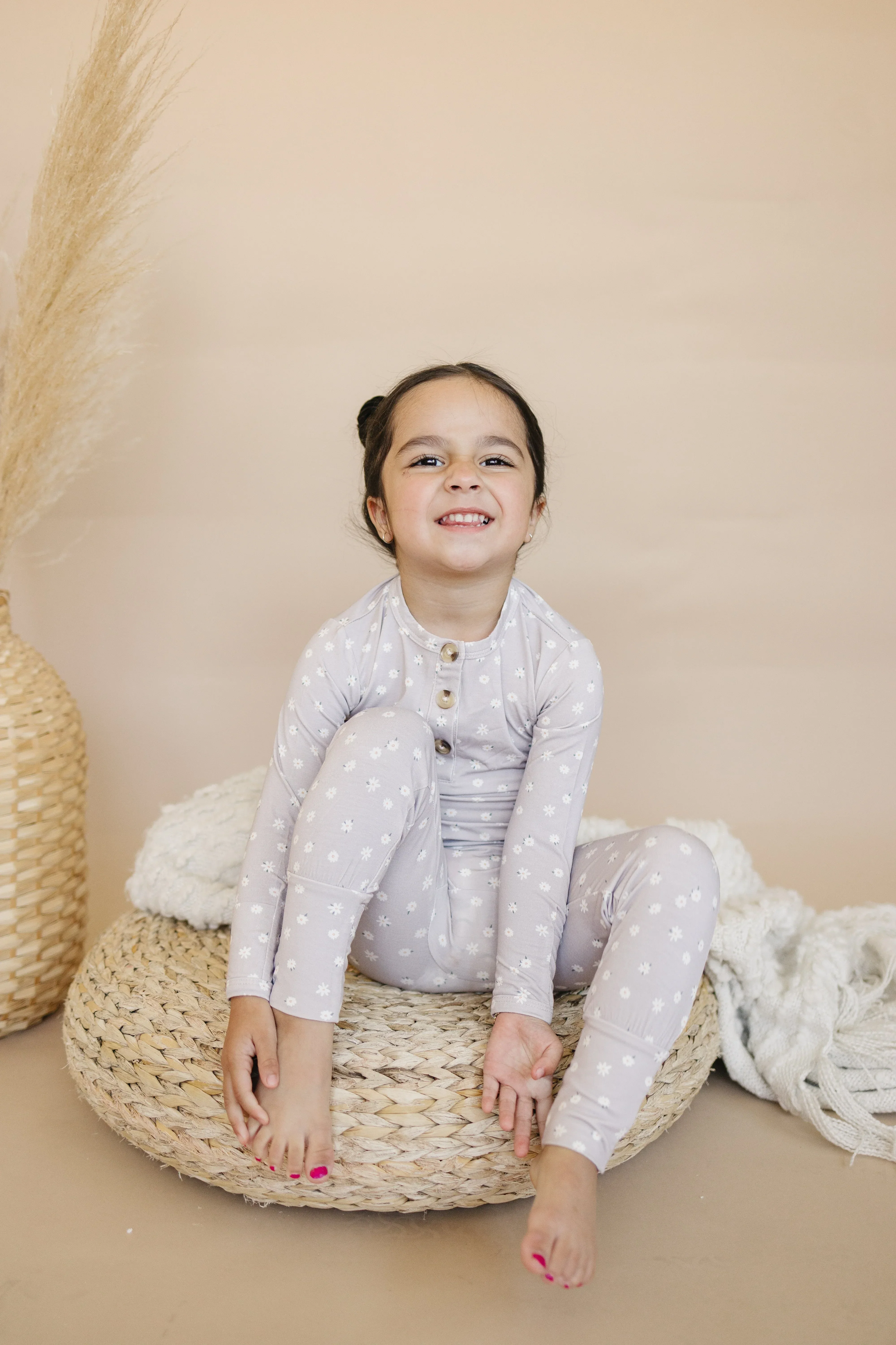 Oopsie Daisy 2pc Henley Bamboo Pajamas - Sizes Newborn & Up! - Image 13