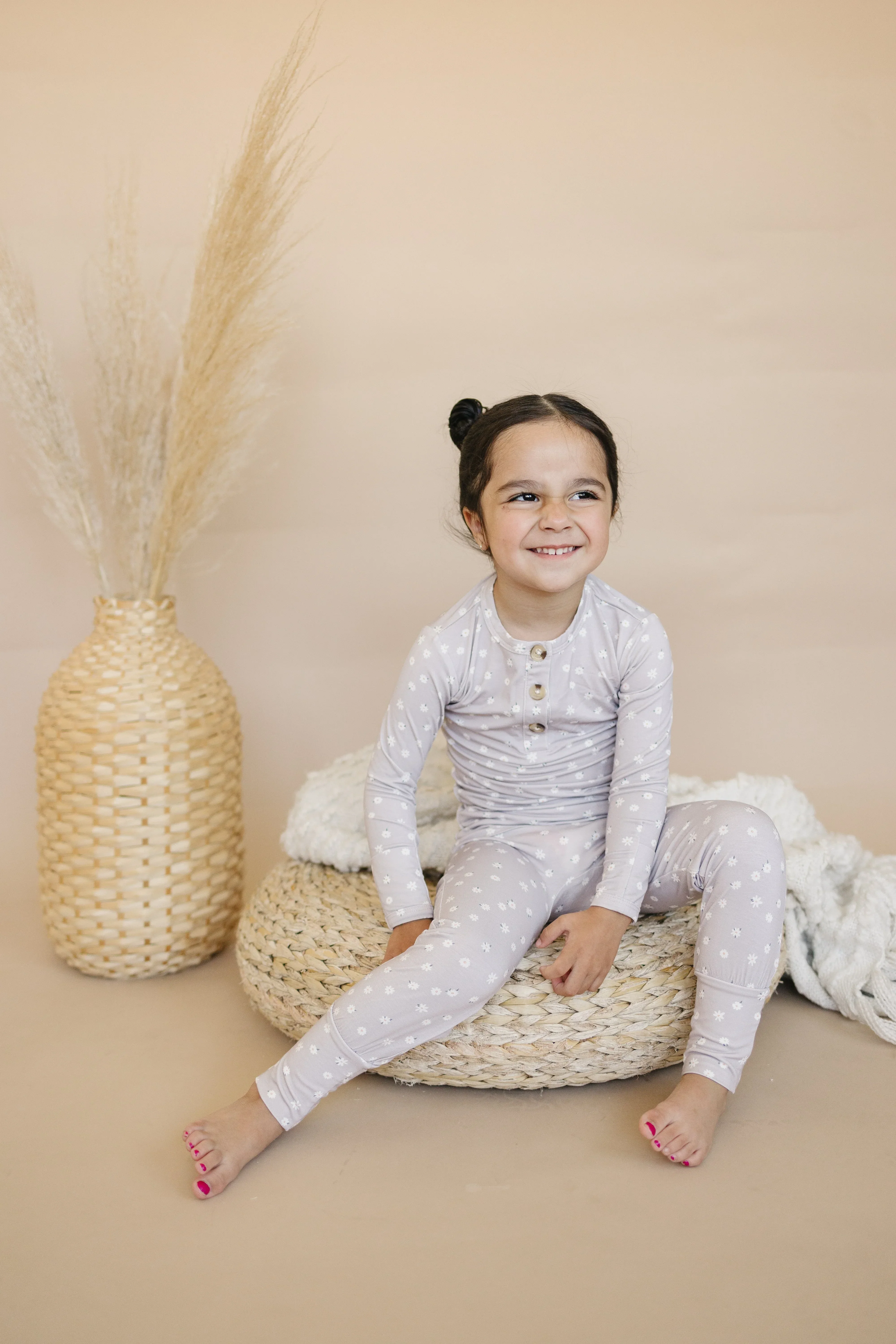 Oopsie Daisy 2pc Henley Bamboo Pajamas - Sizes Newborn & Up! - Image 15