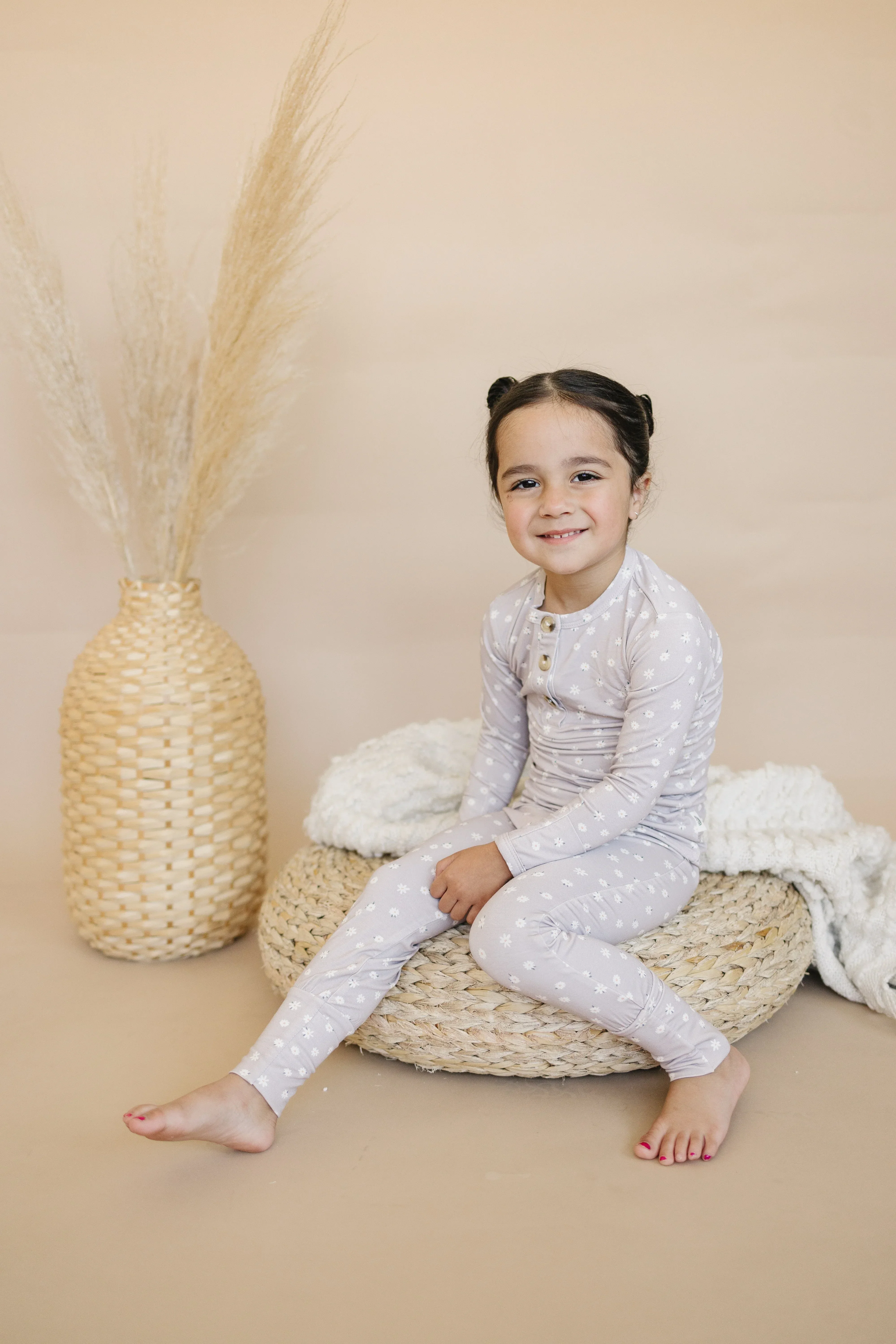 Oopsie Daisy 2pc Henley Bamboo Pajamas - Sizes Newborn & Up! - Image 16