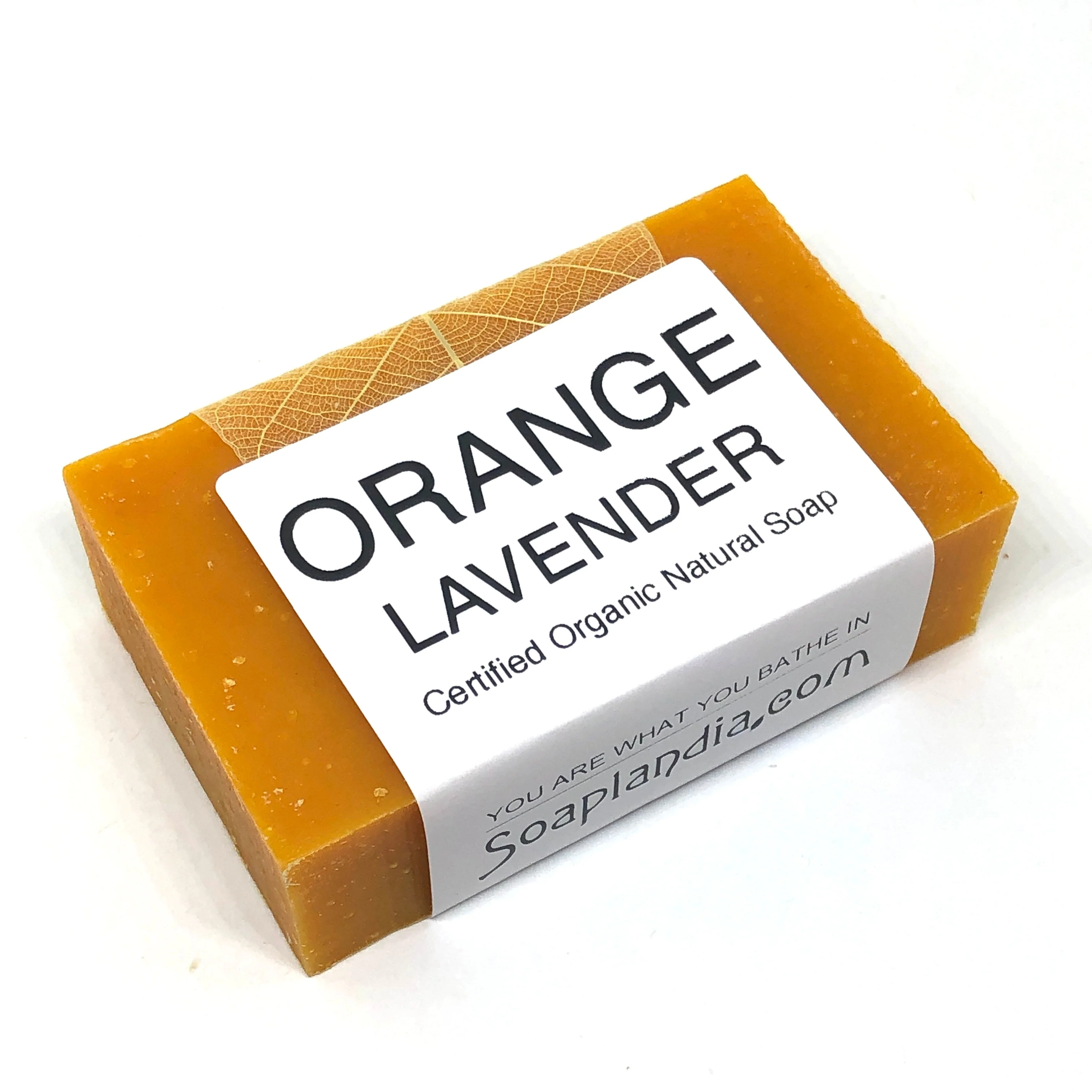 Orange Lavender Bar Soap, Organic - Image 2