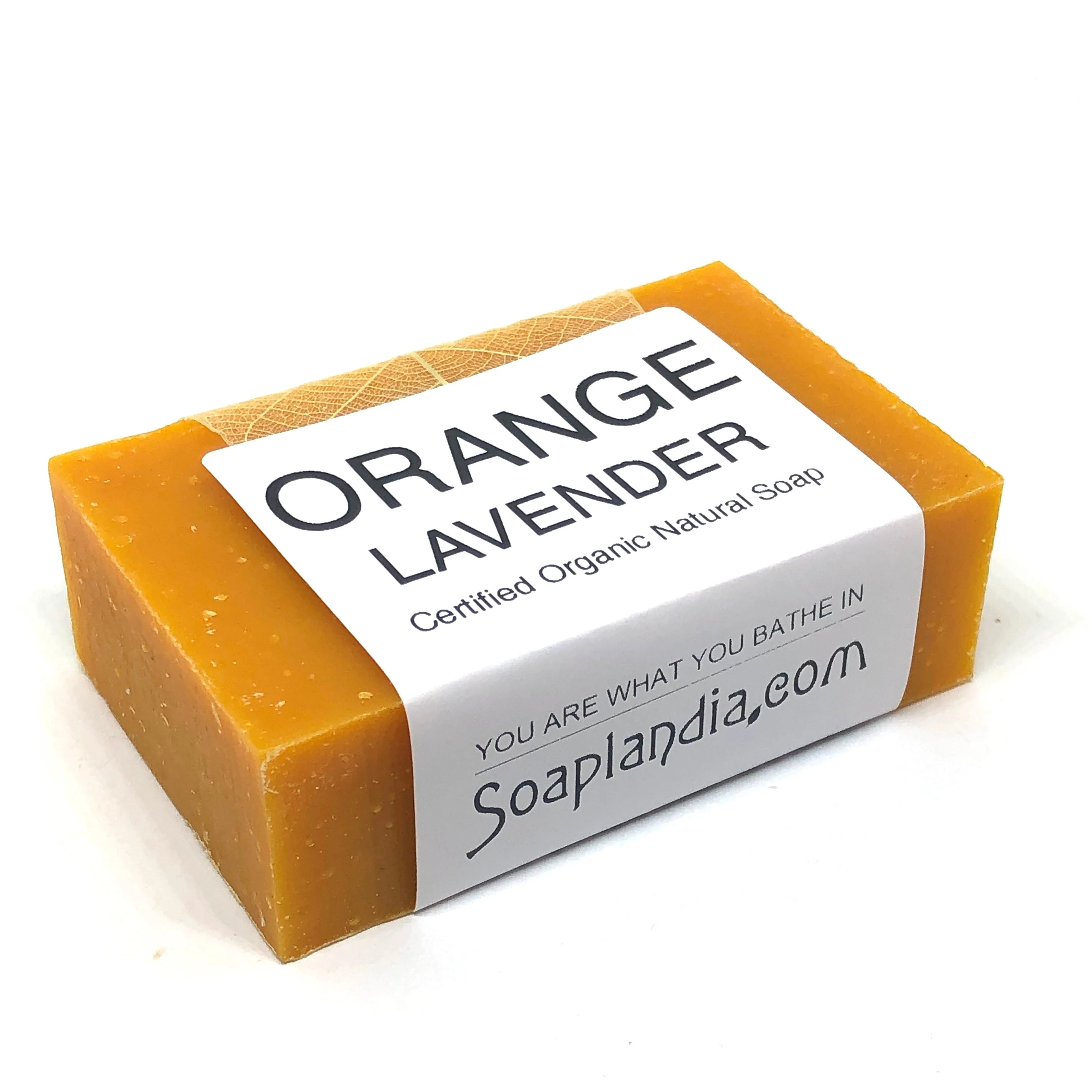 Orange Lavender Bar Soap, Organic - Image 3