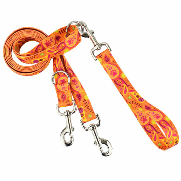 Orange Paisley Freedom No-Pull Dog Harness – EarthStyle - Image 3
