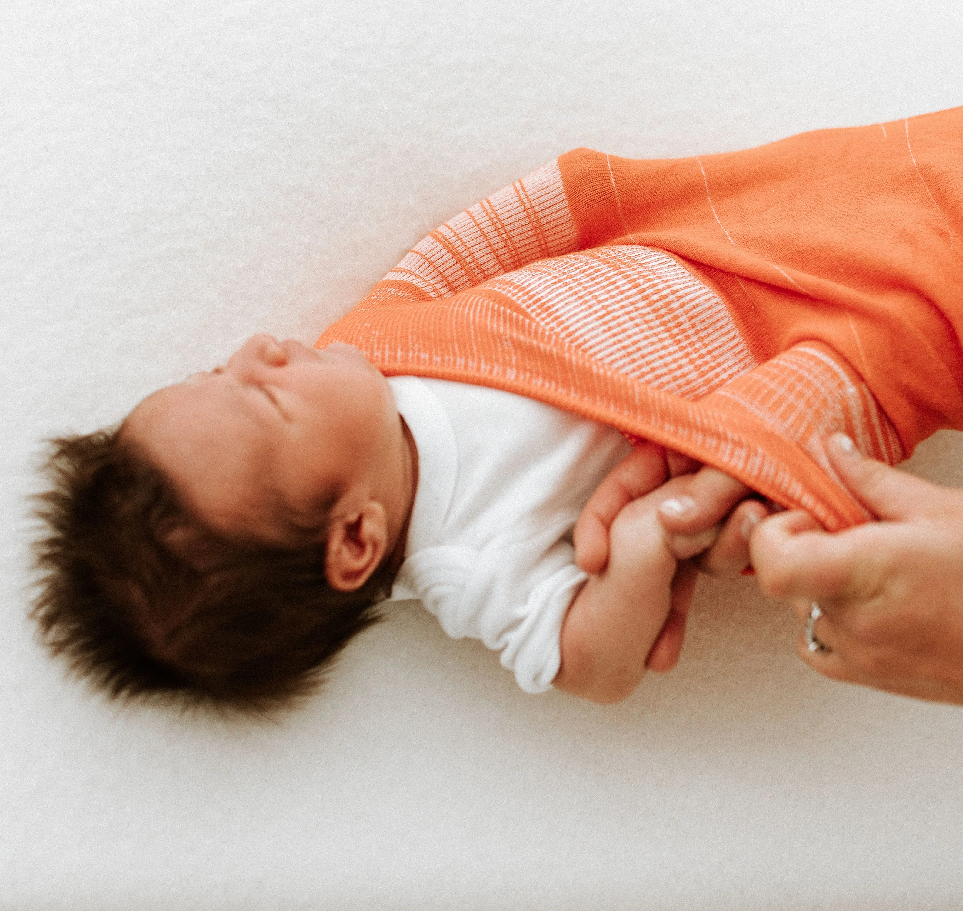 Orange Swaddle Sleep Sack - Image 2