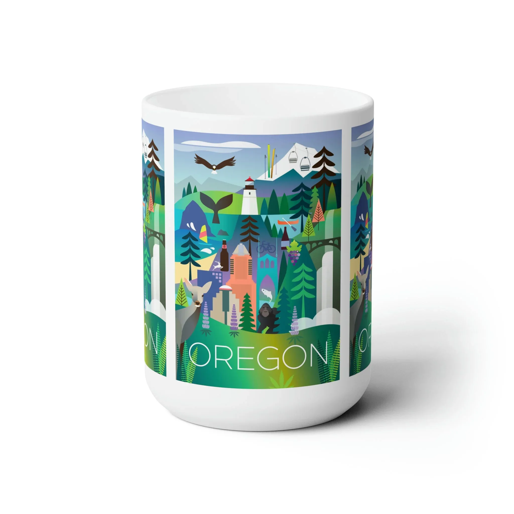 Oregon Ceramic Mug 11oz or 15oz - Image 2