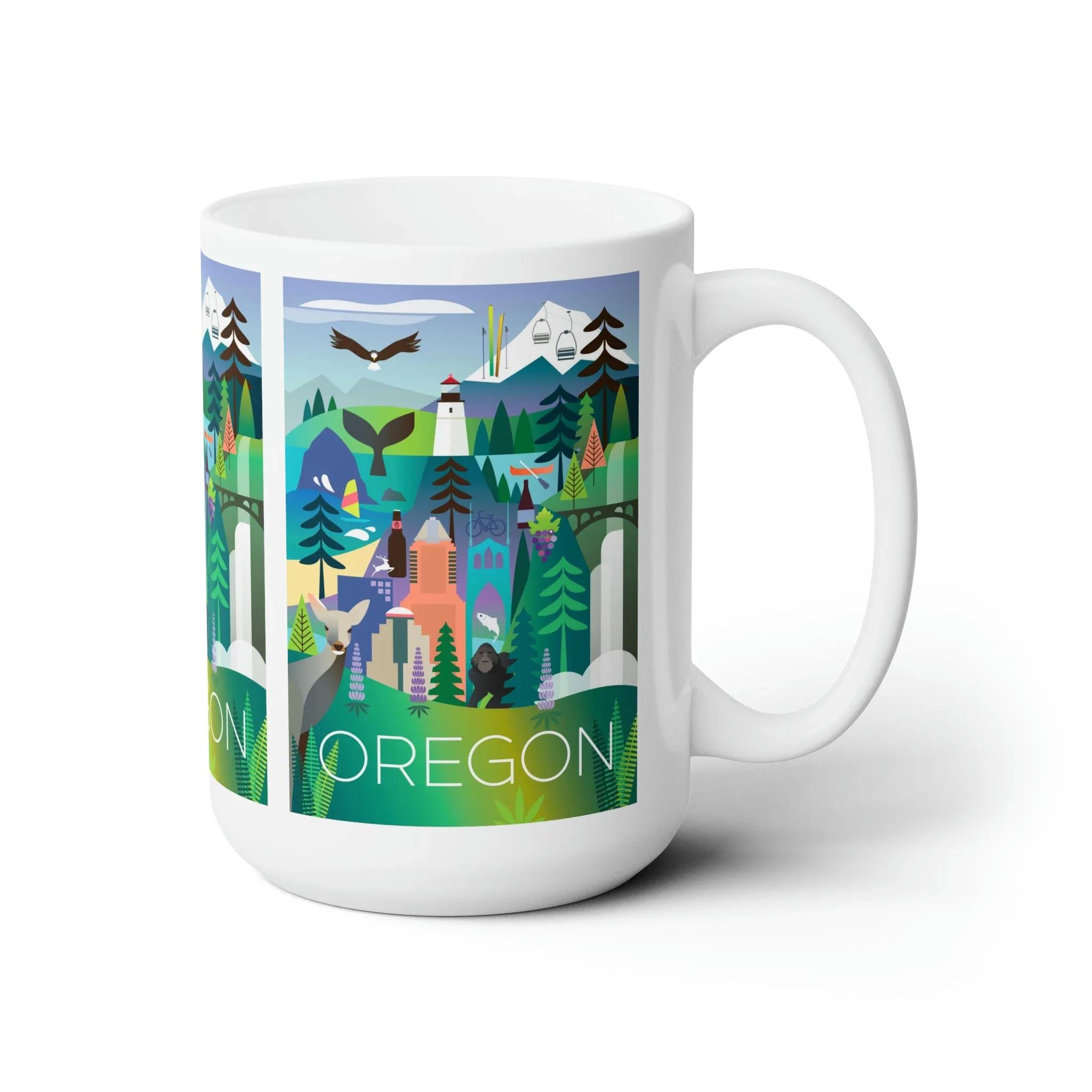 Oregon Ceramic Mug 11oz or 15oz - Image 3
