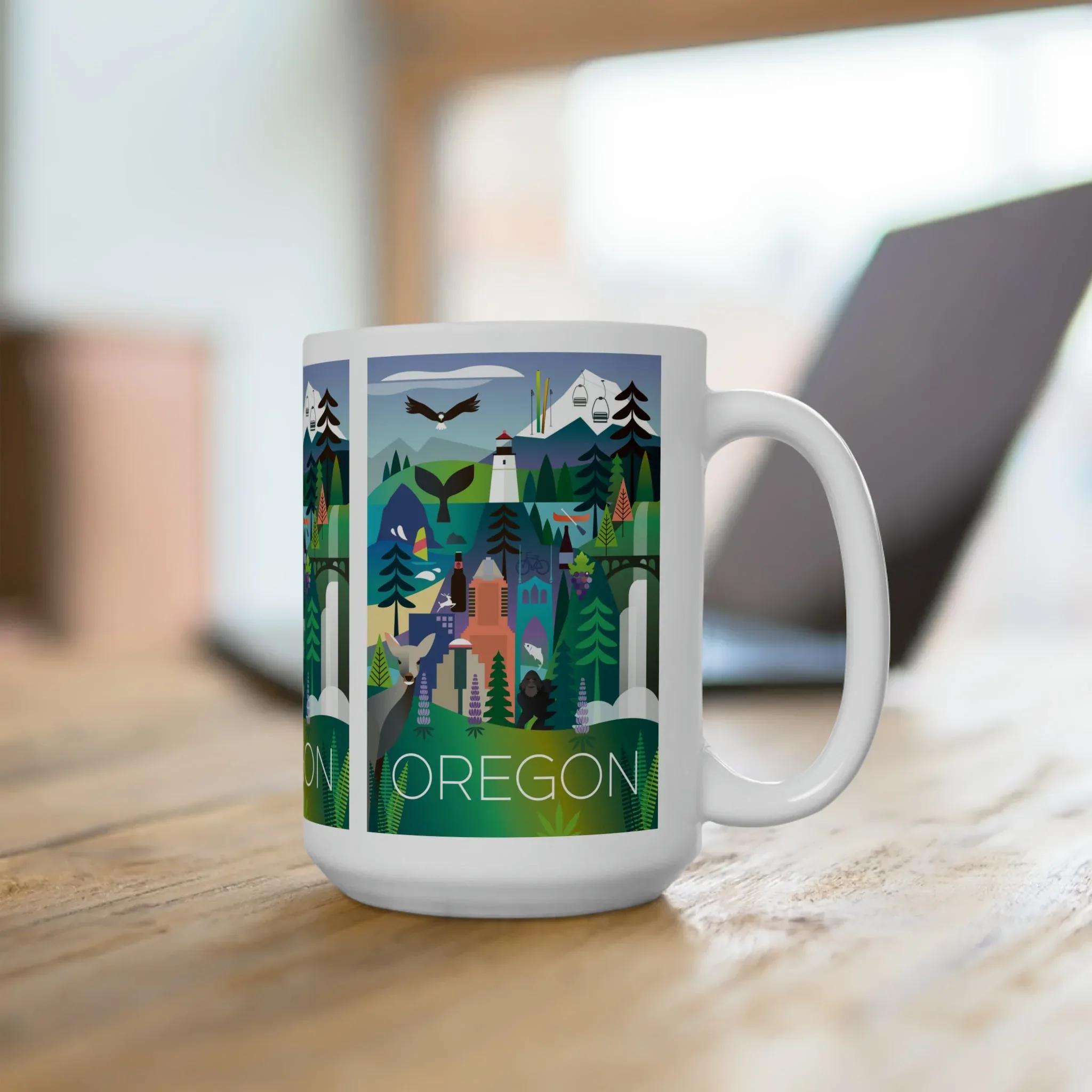 Oregon Ceramic Mug 11oz or 15oz - Image 4
