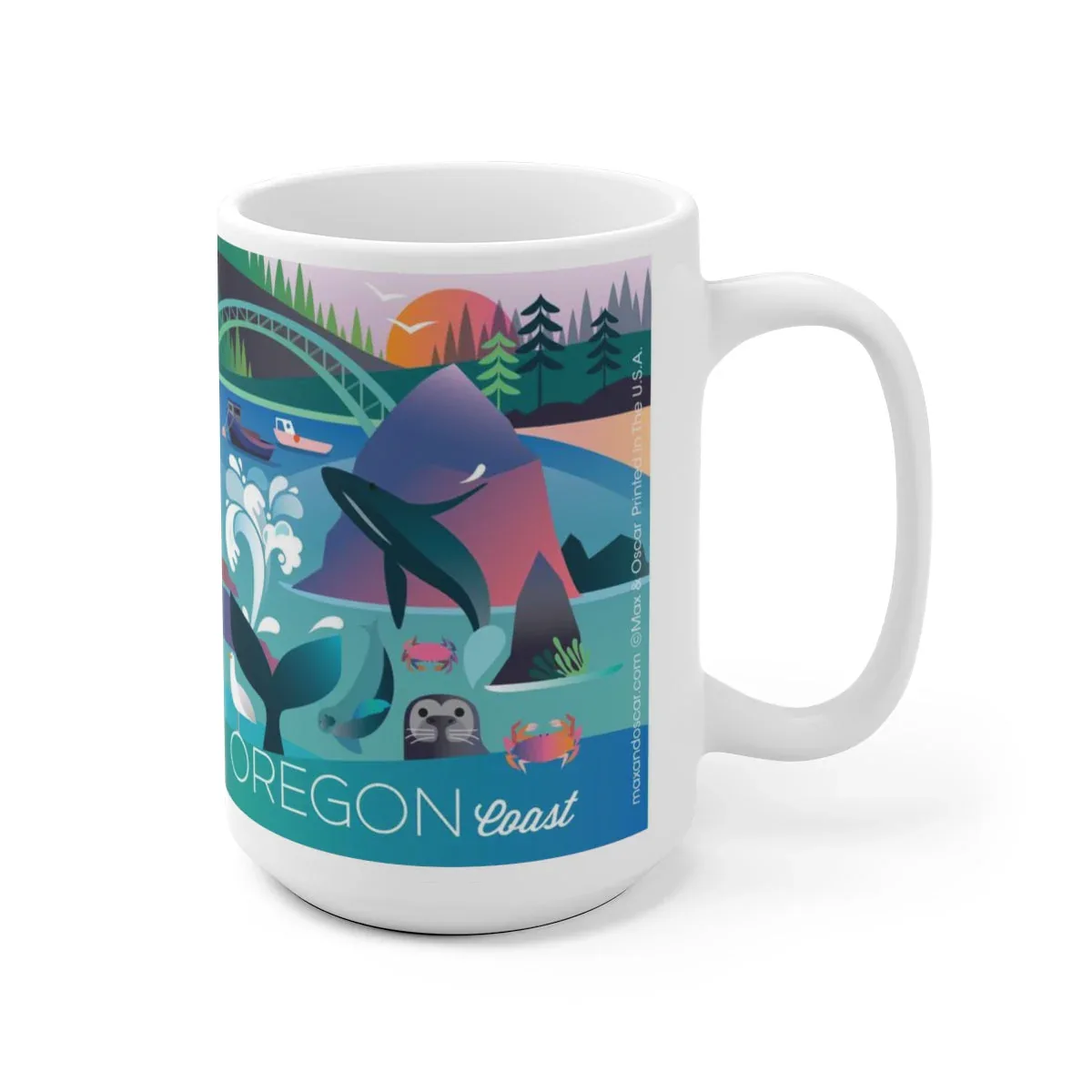 OREGON COAST 11 OZ OR 15 OZ CERAMIC MUG - Image 3