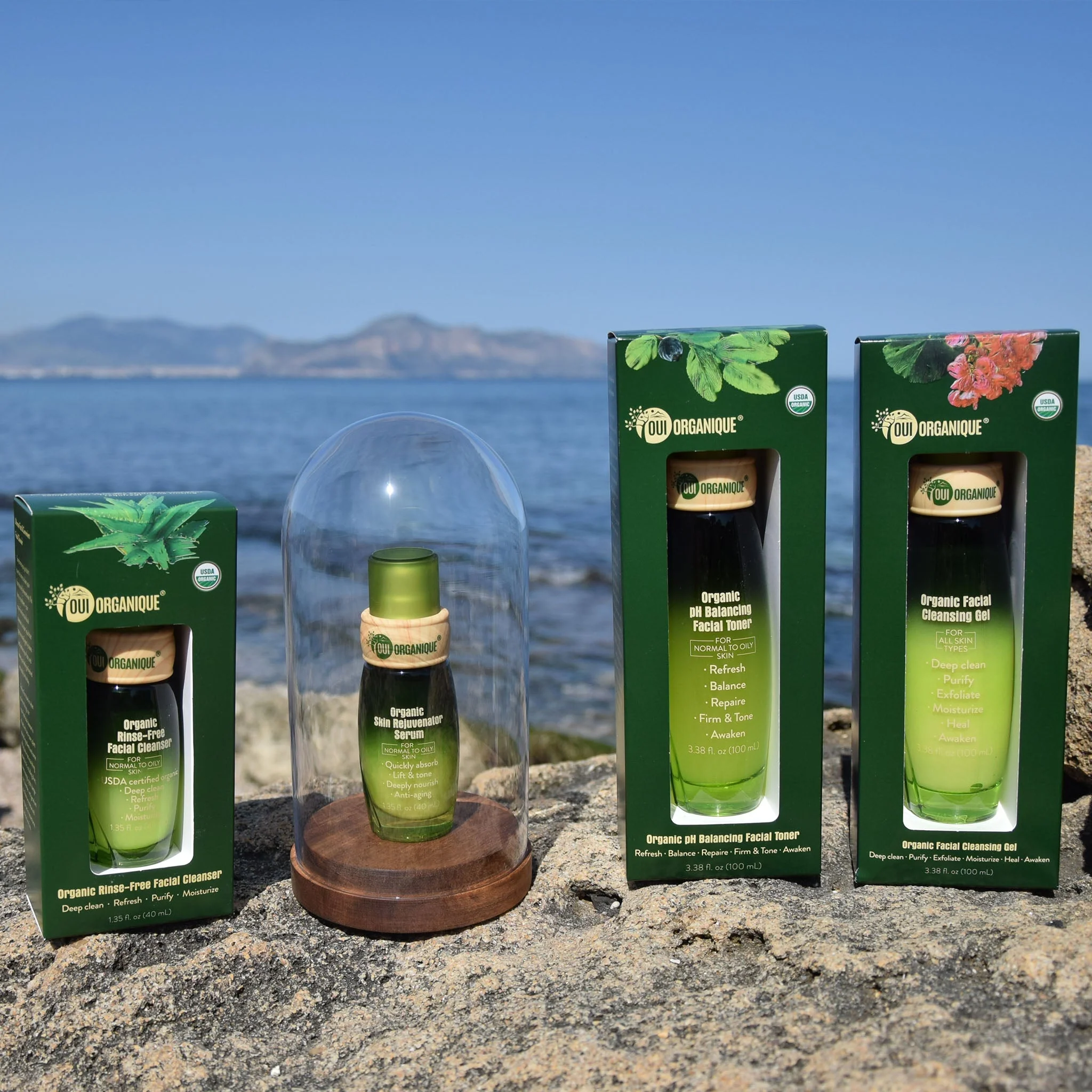 Organic Anti-Aging Sunscreen Skincare Set - Natural Moisturizer - Image 3