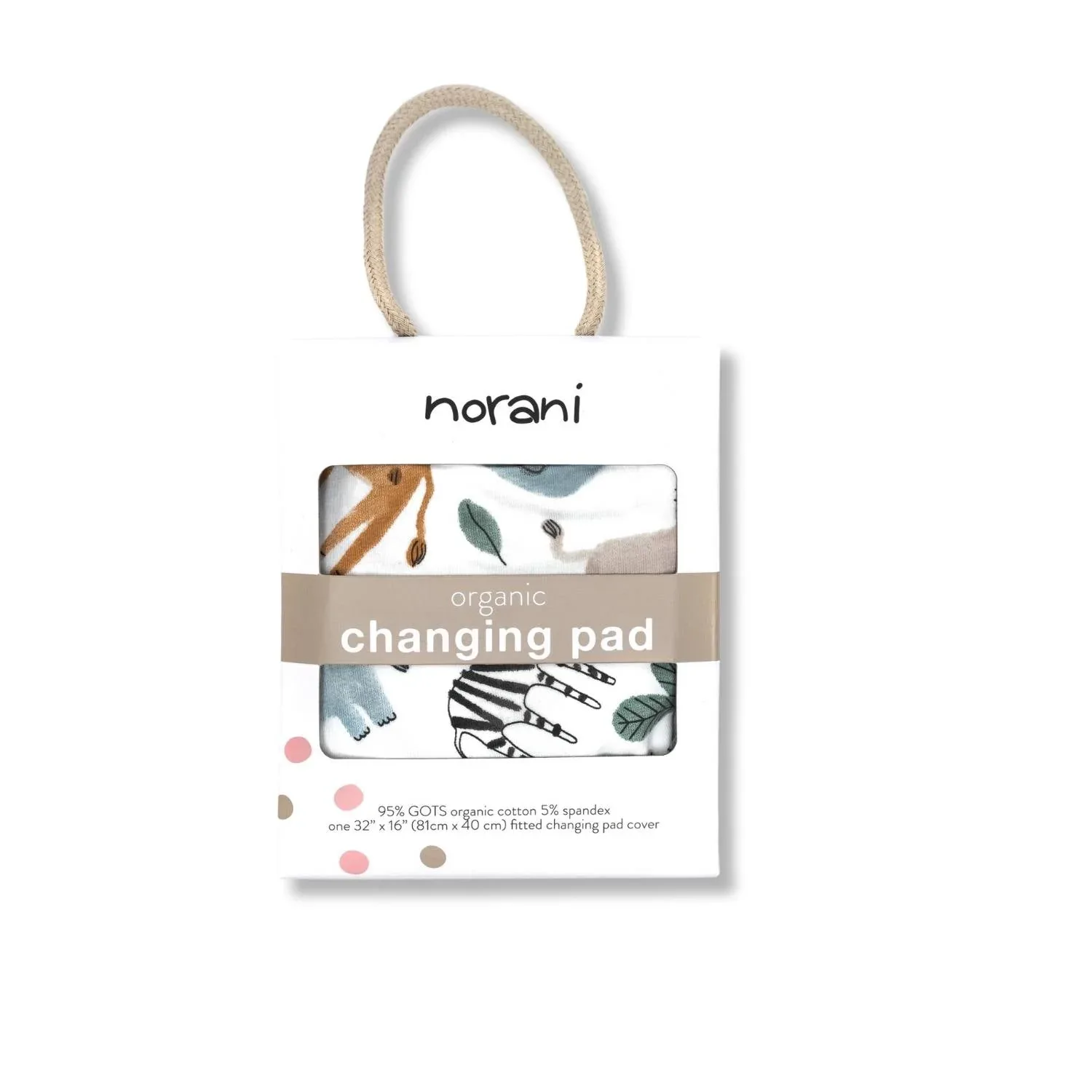 Organic Changing Pad Cover - Safari - Image 2