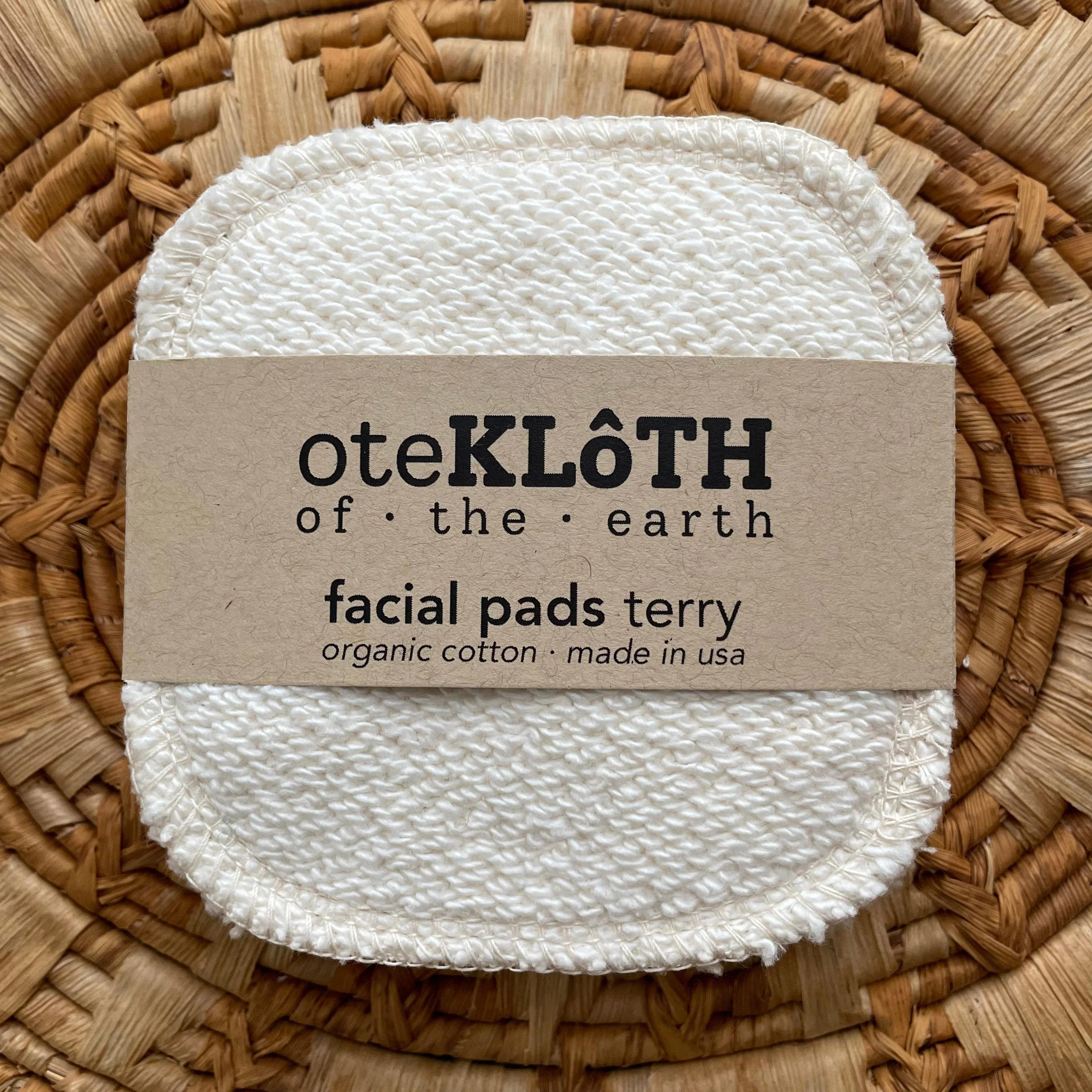 Organic Cotton Reusable Cotton Rounds | Terry - Image 2