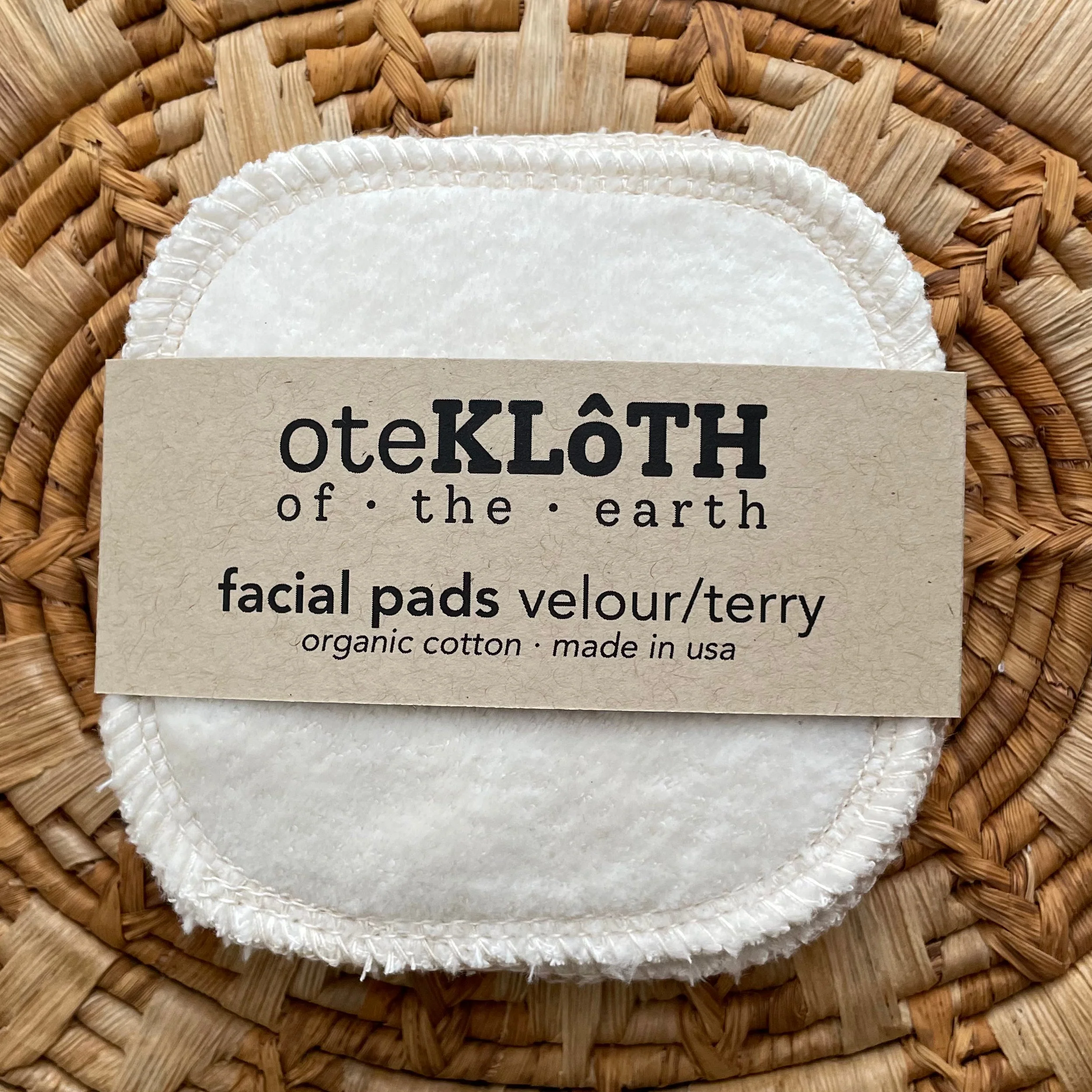 Organic Cotton Reusable Cotton Rounds | Velour + Terry - Image 2