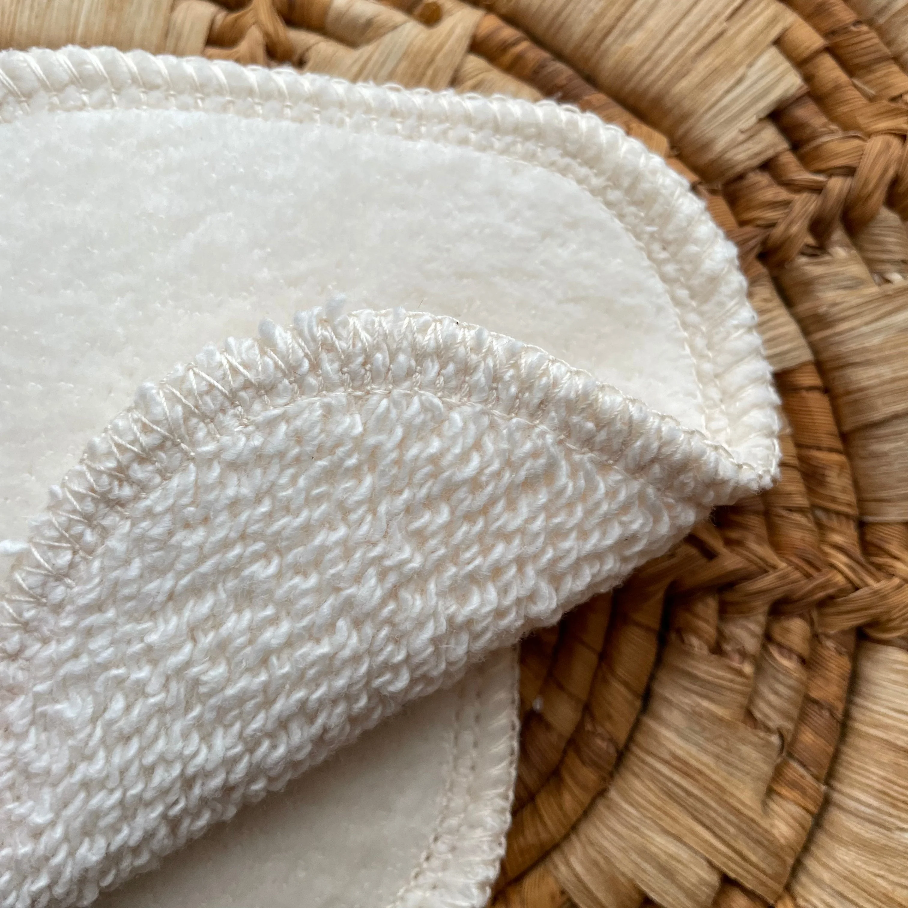 Organic Cotton Reusable Cotton Rounds | Velour + Terry - Image 4