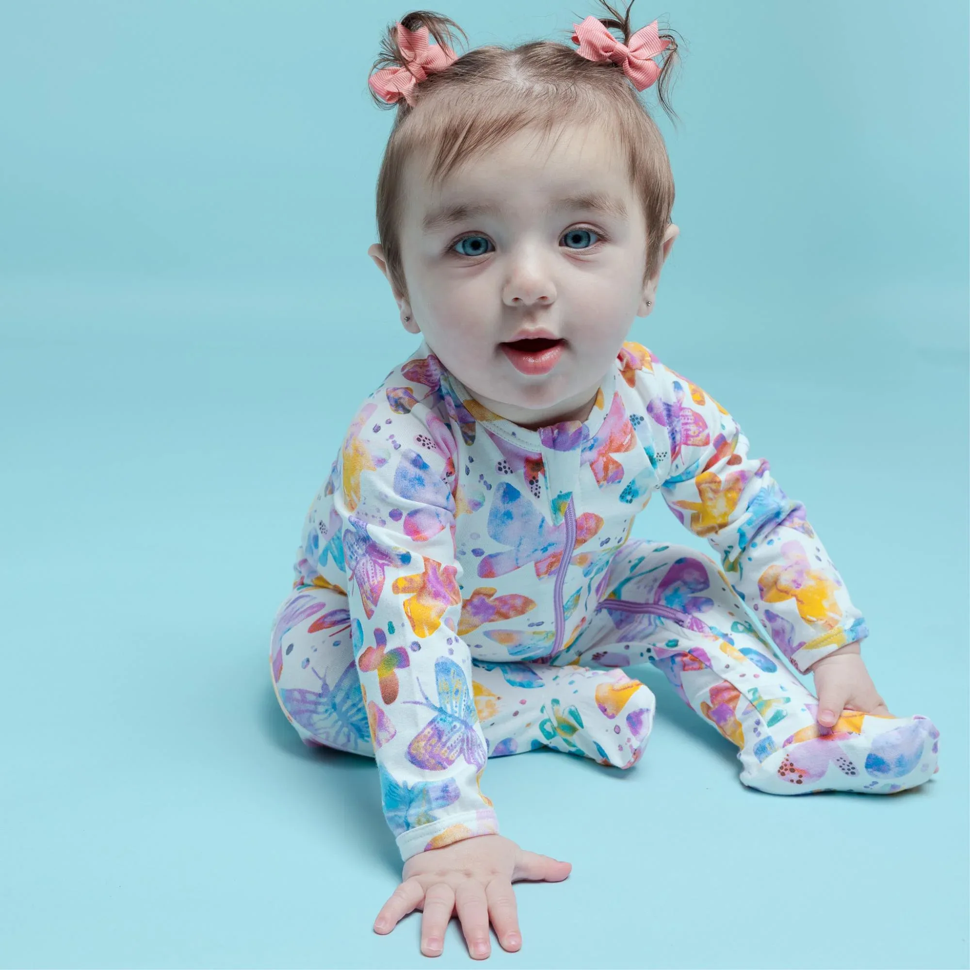 Organic Footie - Butterflies - Image 4