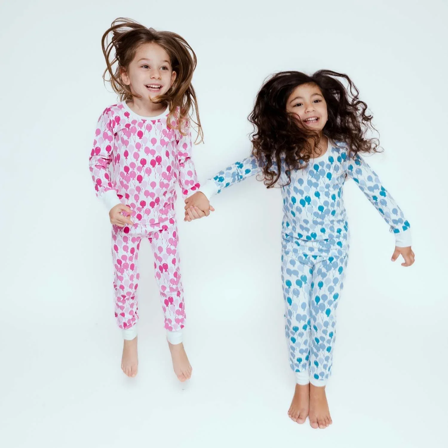 Organic Kids Pajamas - Blue Balloons - Image 4