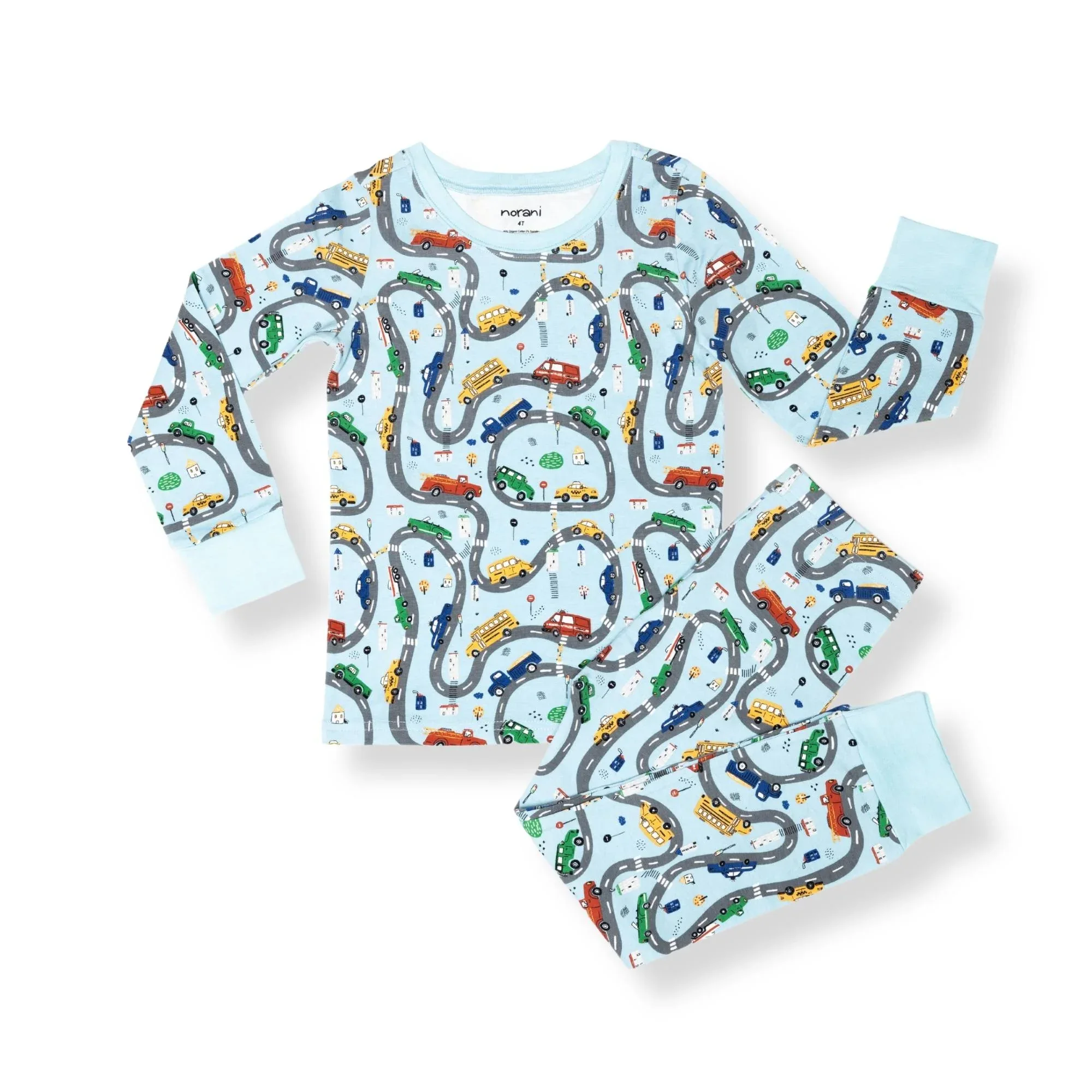 Organic Kids Pajamas - Cars - Image 2