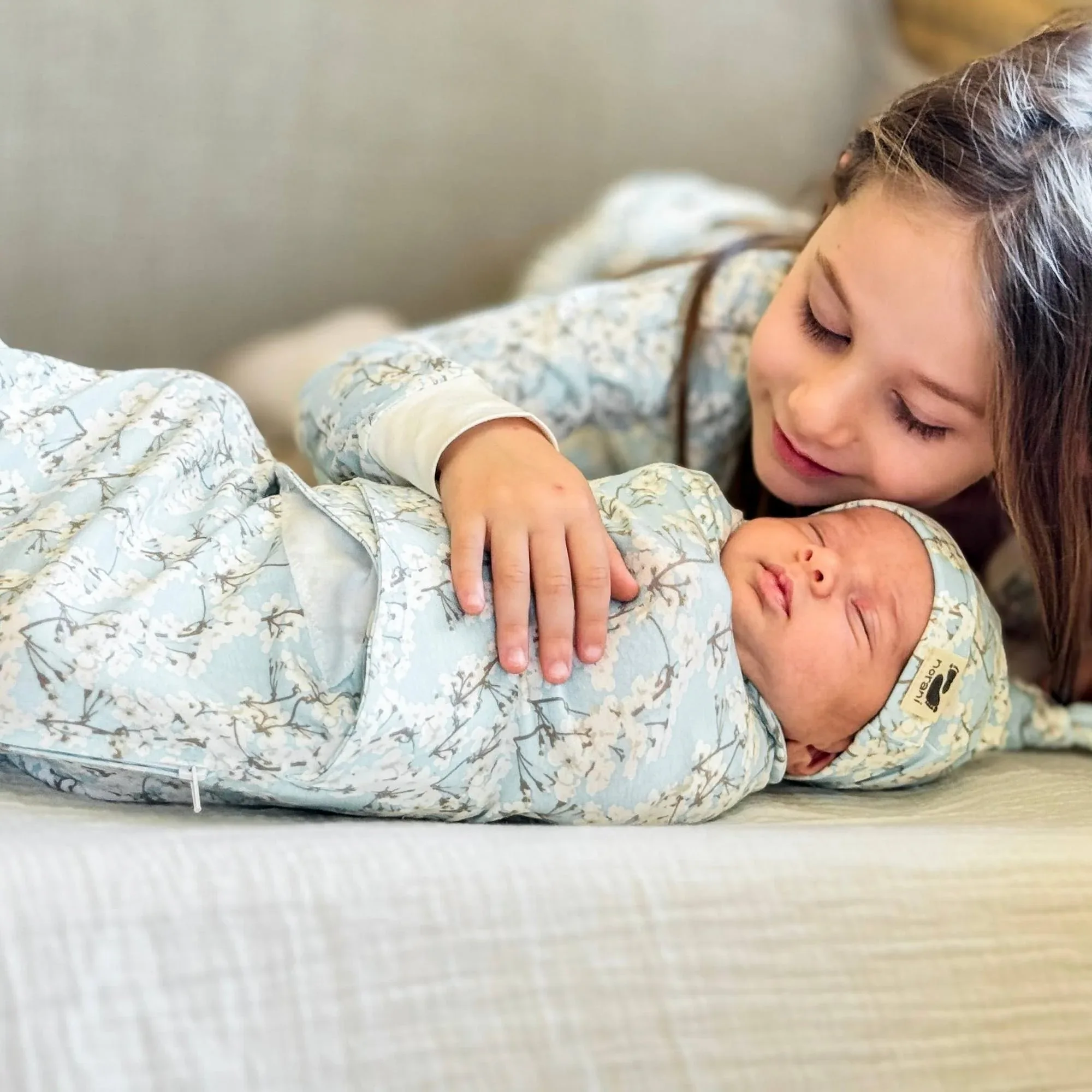 Organic Kids Pajamas - Cherry Blossoms - Image 6