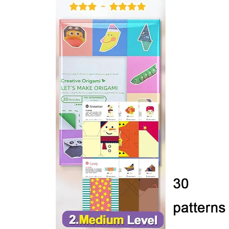 Origami Kit with 30/96 Sheets & Guiding Book - DIY Art Craft for Kids & Beginners - Image 8