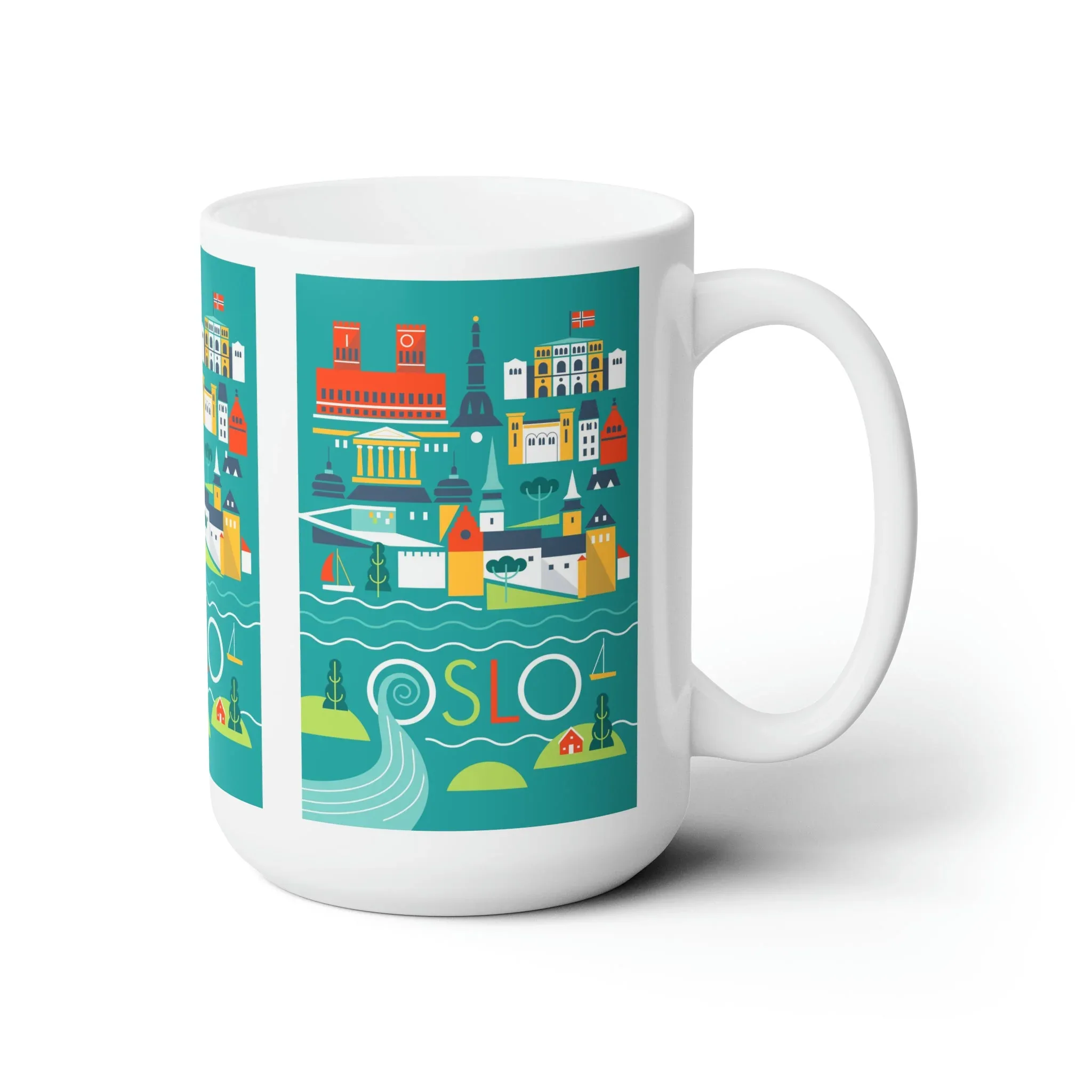 Oslo Scandi Ceramic Mug 11oz or 15oz - Image 3