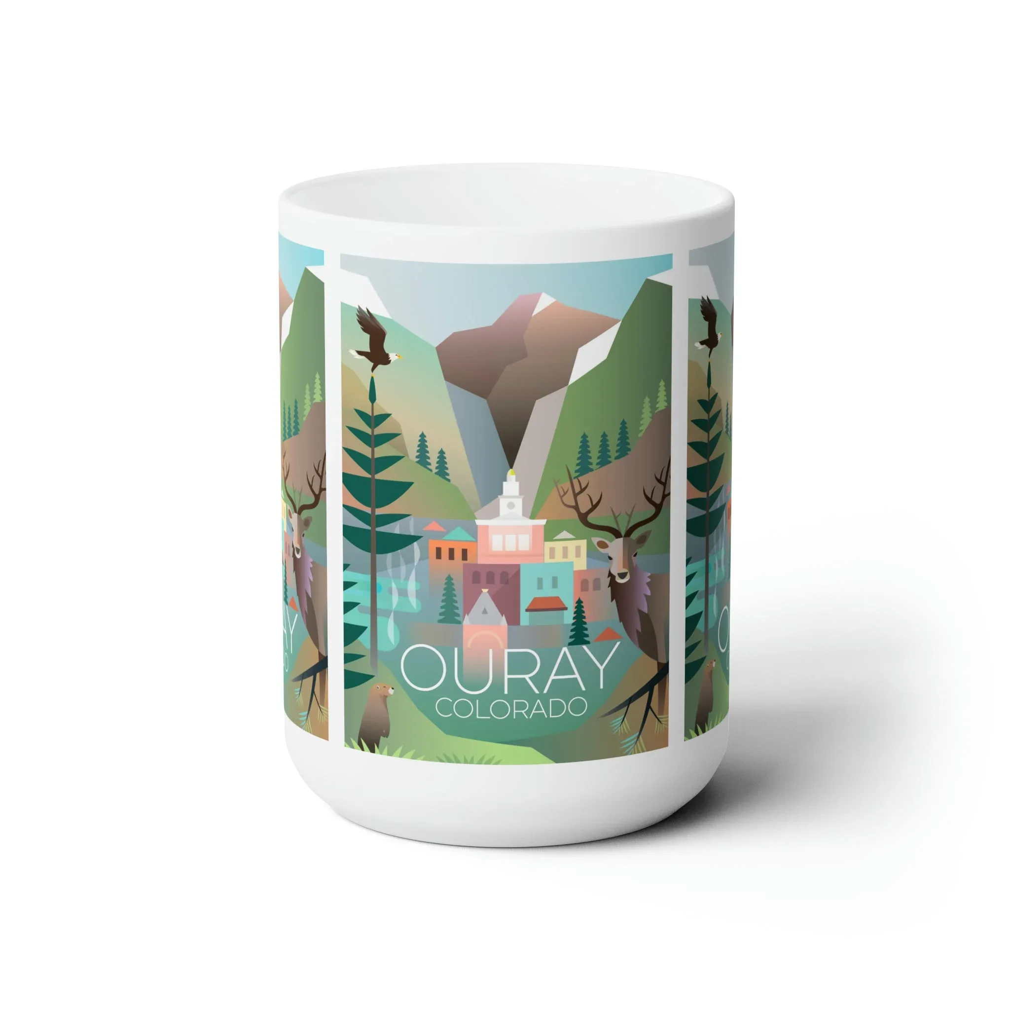 Ouray Ceramic Mug 11oz or 15oz - Image 2