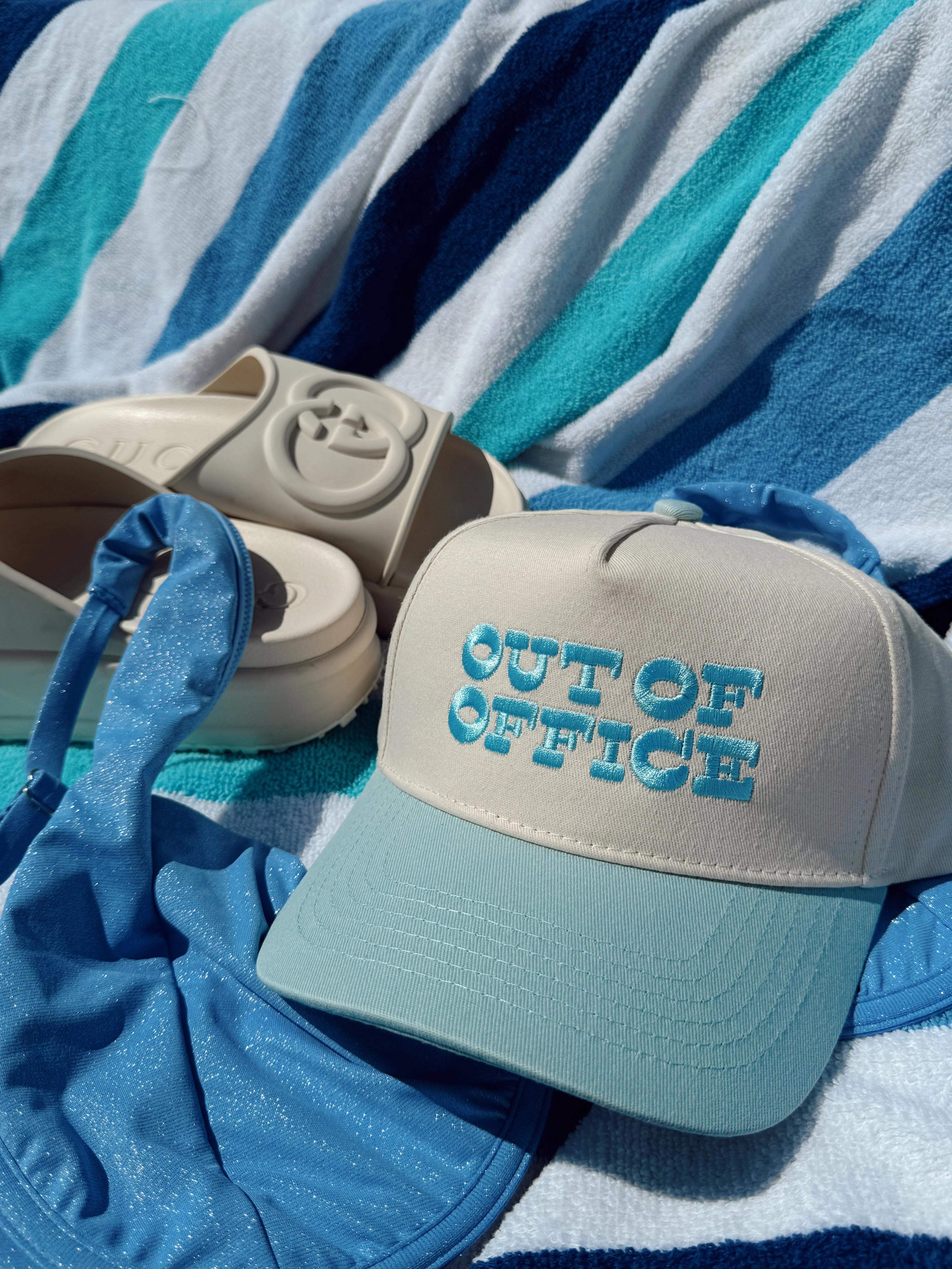 Out of Office - Vintage Trucker Hat - Image 11