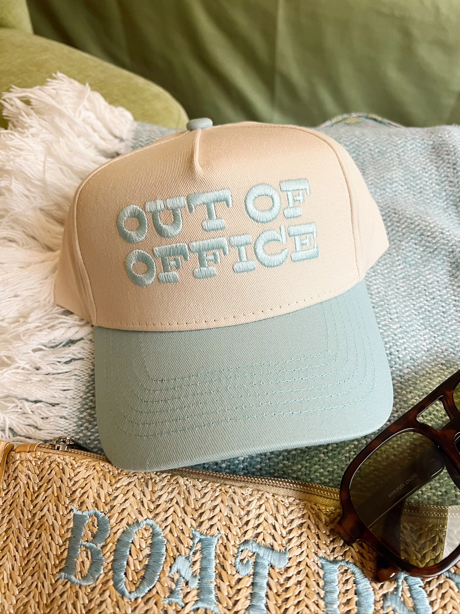 Out of Office - Vintage Trucker Hat - Image 6