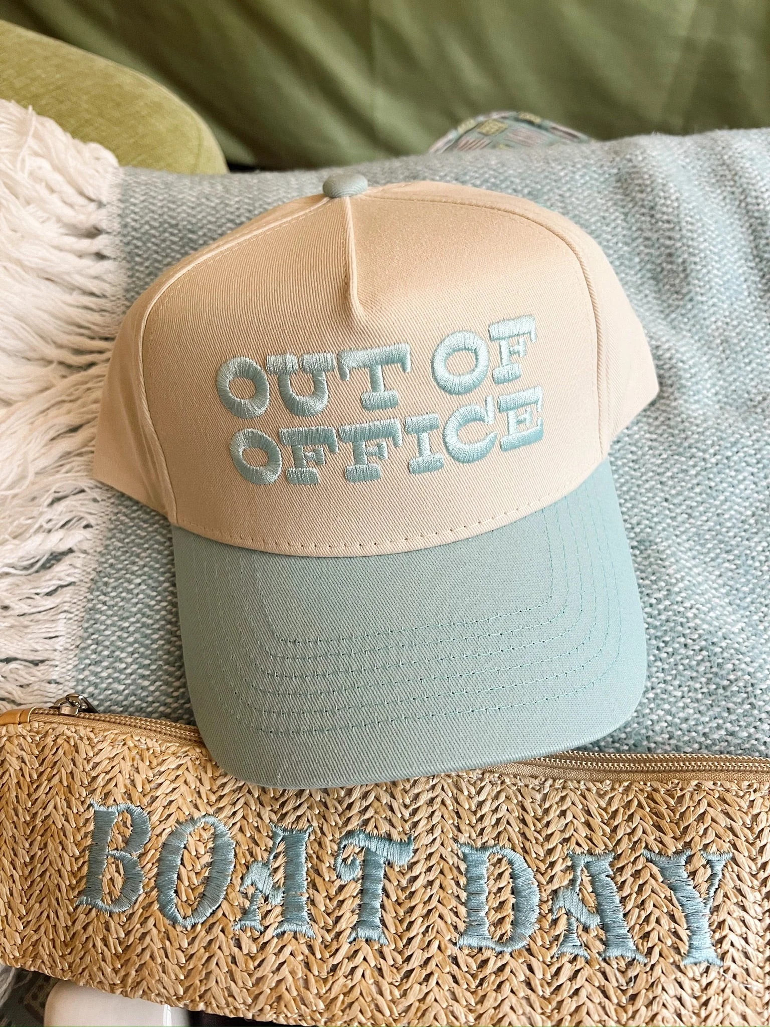 Out of Office - Vintage Trucker Hat - Image 8