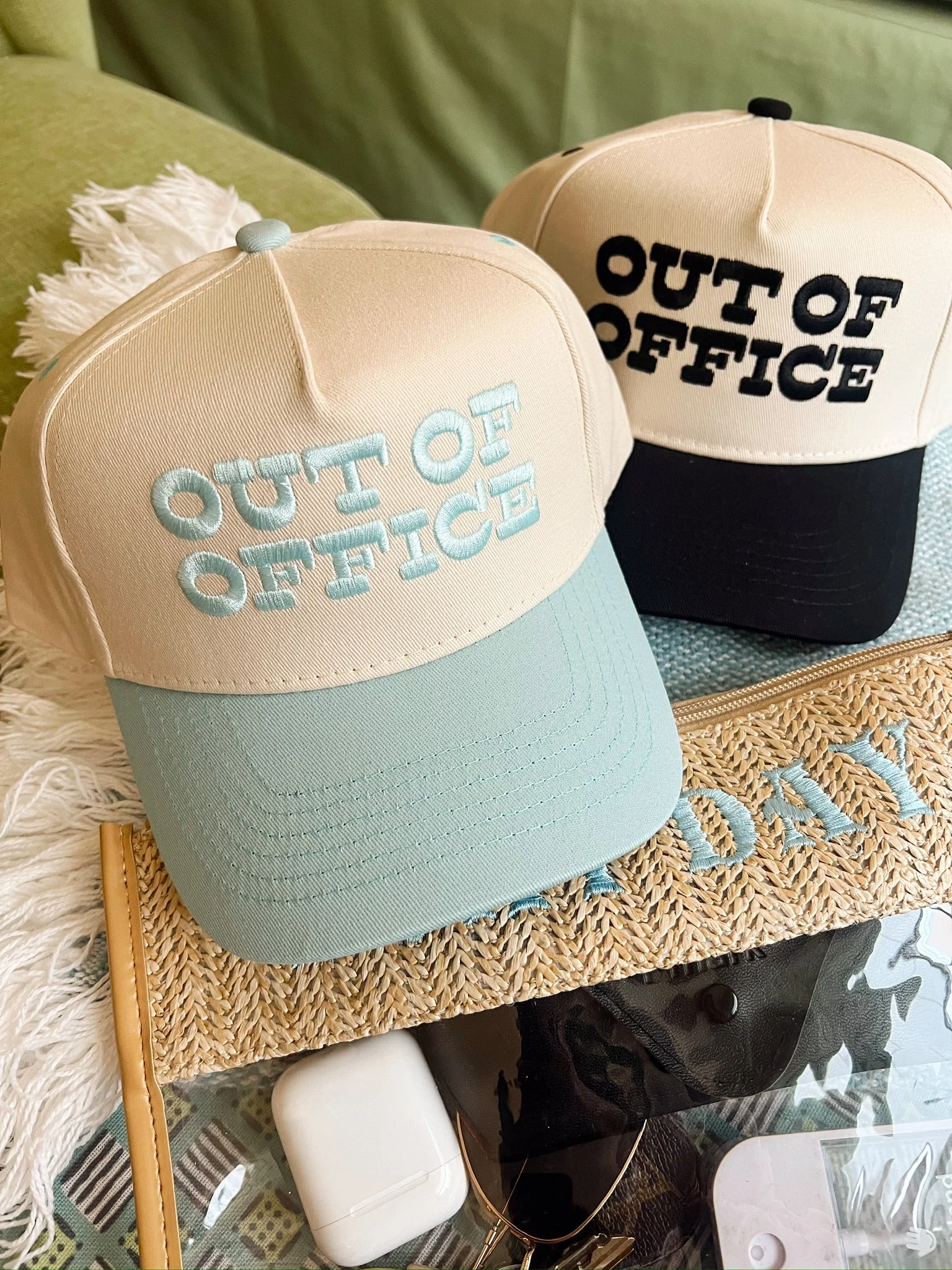 Out of Office - Vintage Trucker Hat - Image 9