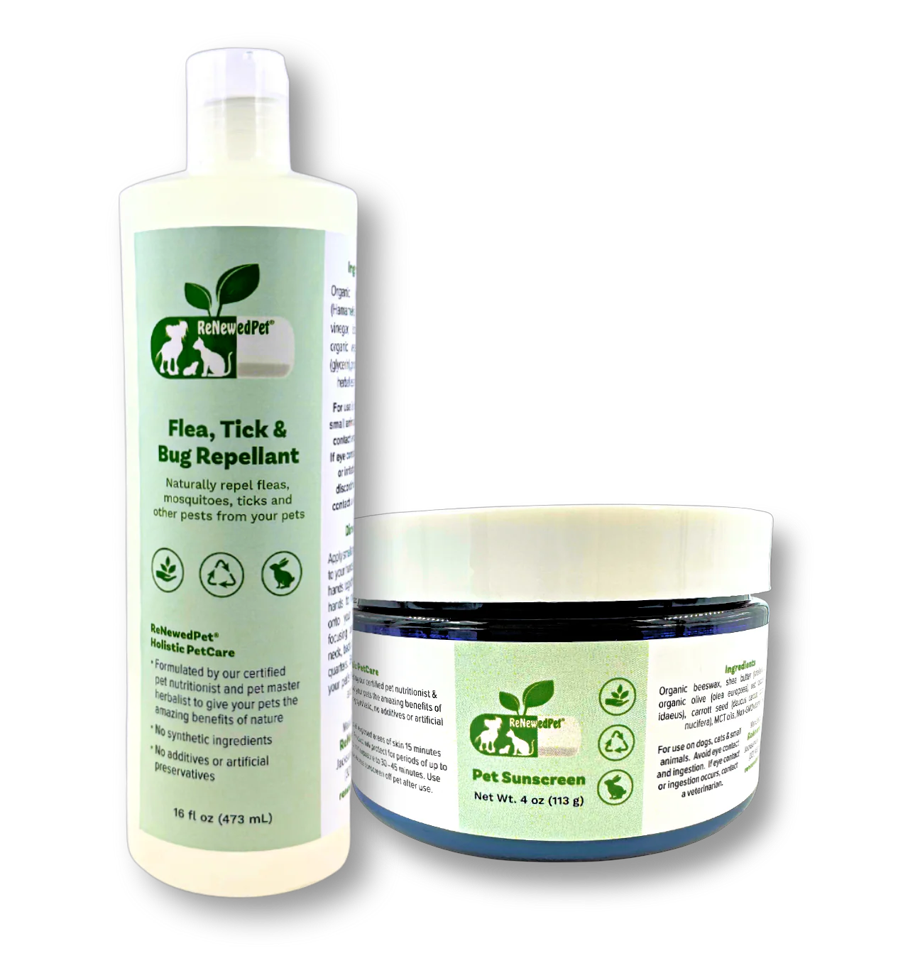 OUTDOOR SAFETY KIT/ Sunscreen & Flea/Tick/Bug Repellent - Image 3