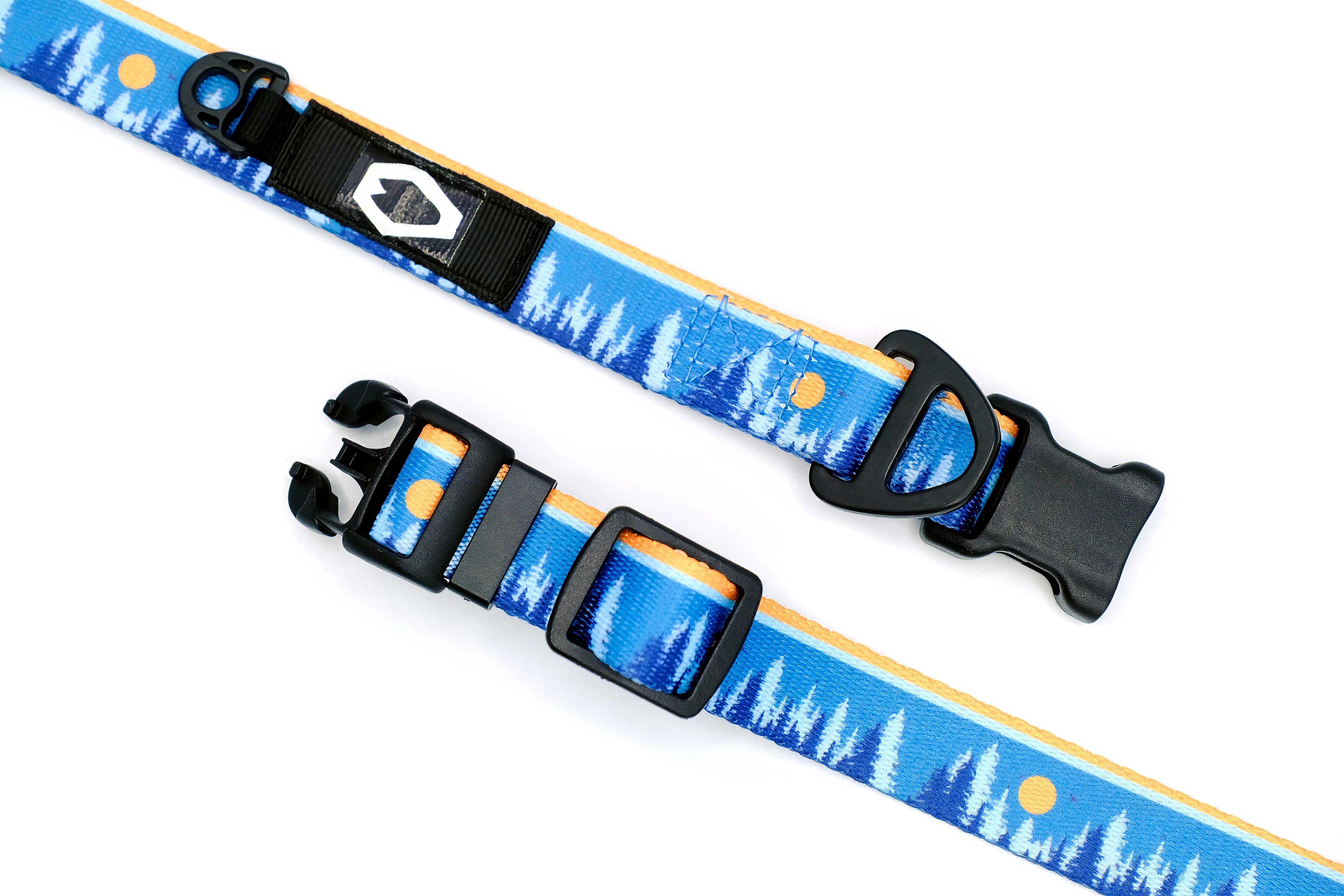 Outdoor Style Frozen Forest Nylon Dog Collar - Image 2